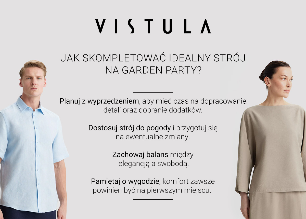 Jak skompletować idealny strój na garden party? - infografika
