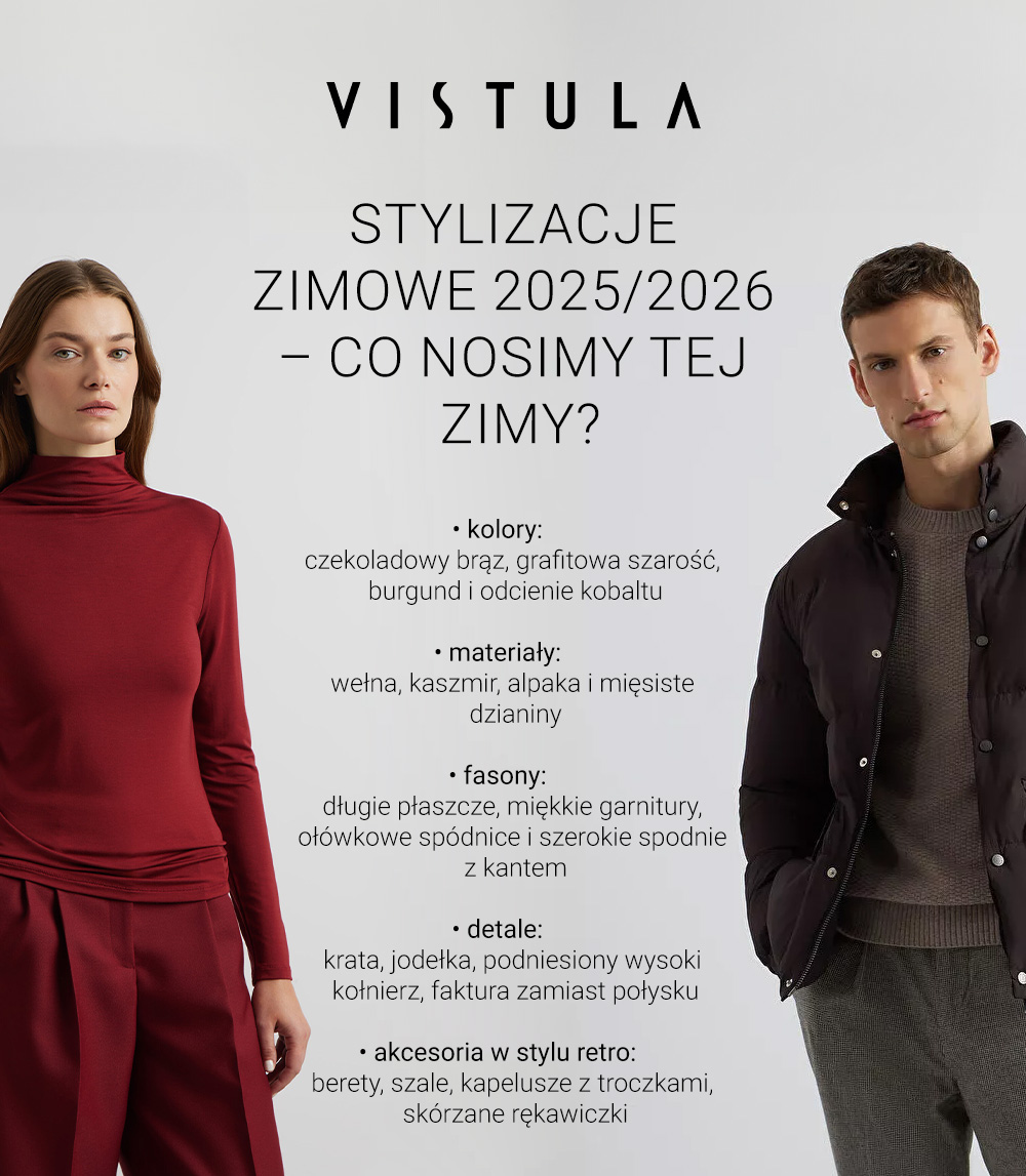 Stylizacje zimowe 2025/2026 – co nosimy tej zimy? - infografika