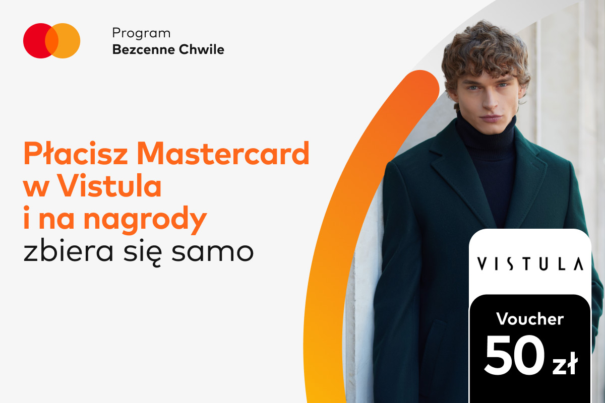 STWÓRZ SWÓJ JESIENNY MOMENT. PŁAĆ MASTERCARD I ODBIERAJ VOUCHERY.