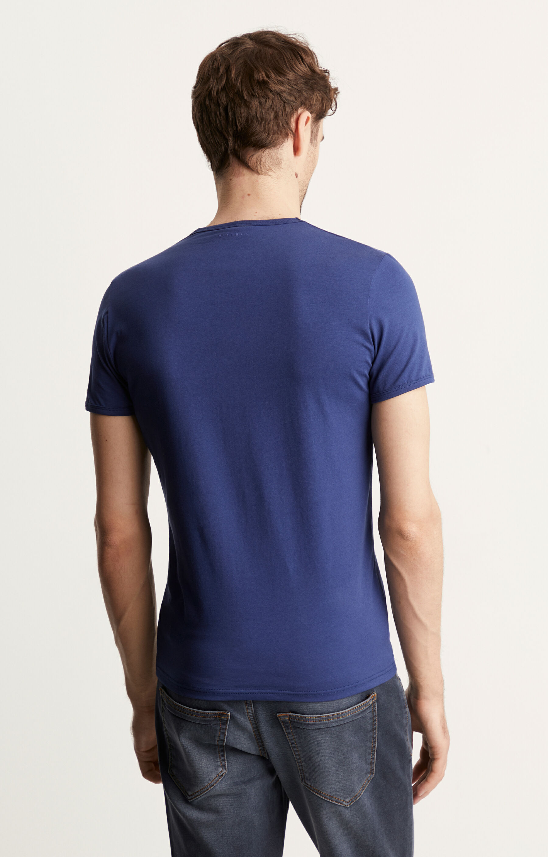 Dopasowany t-shirt basic - 3