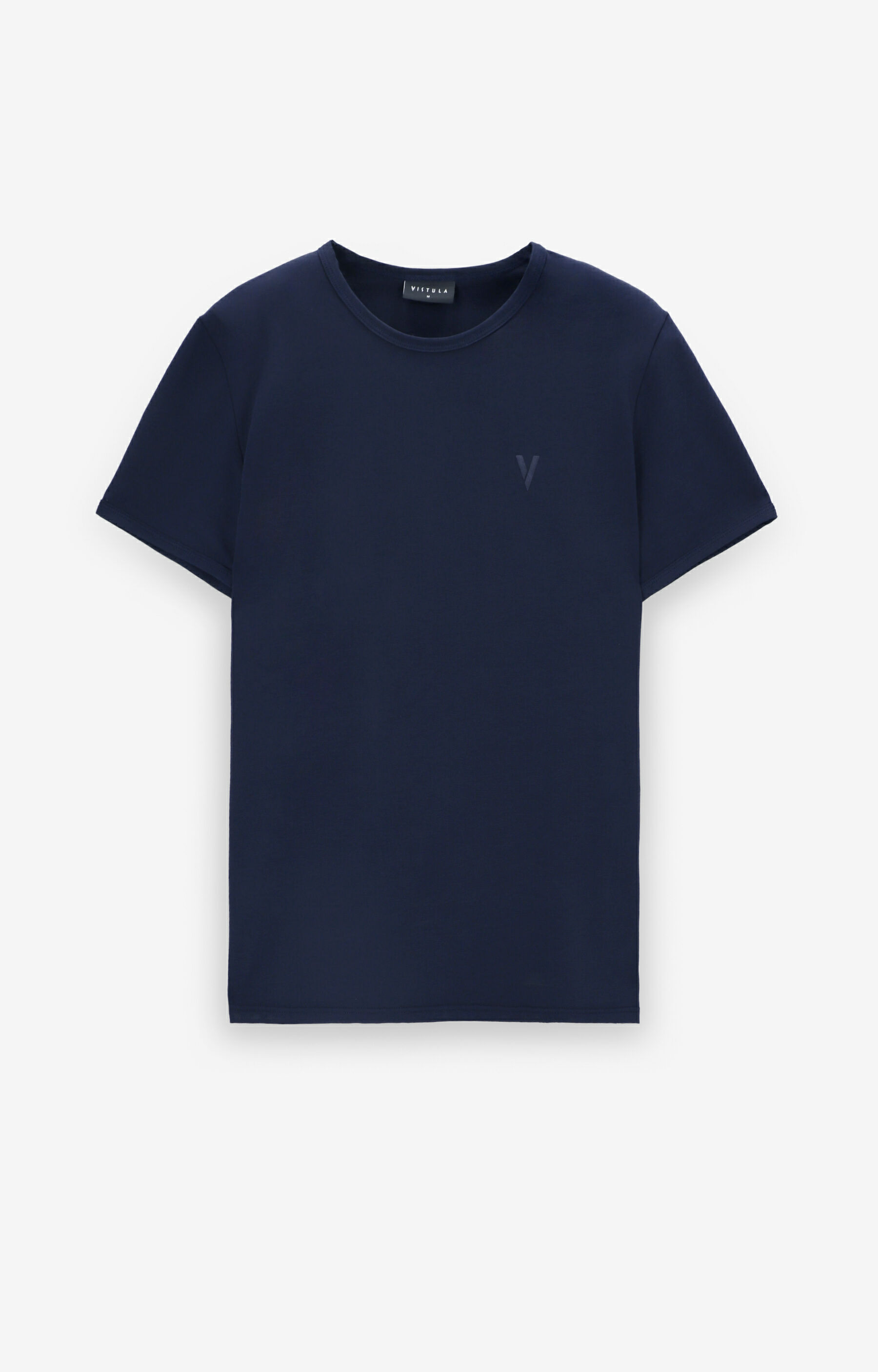 Dopasowany t-shirt basic - 4