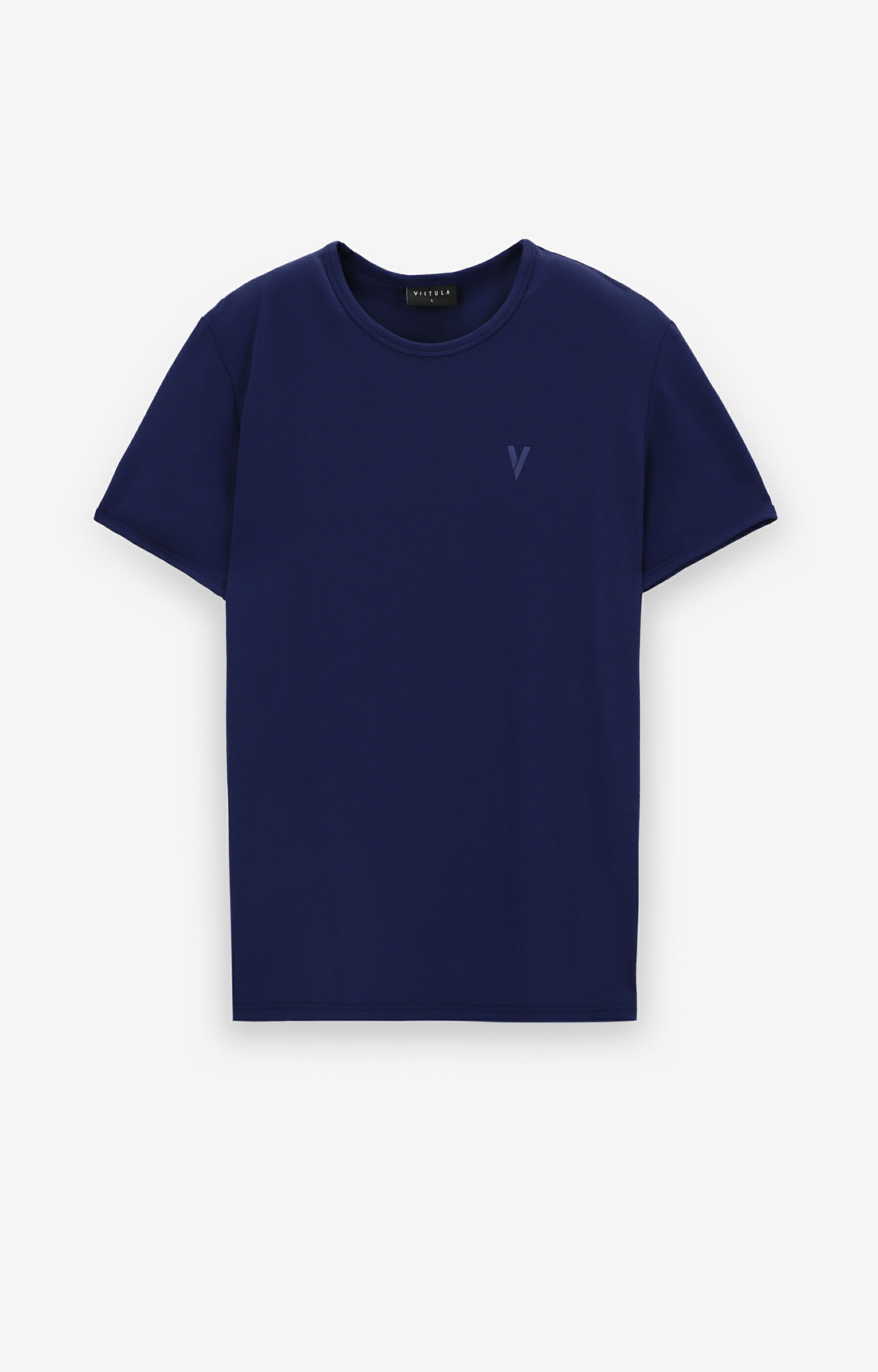 Dopasowany t-shirt basic - 5
