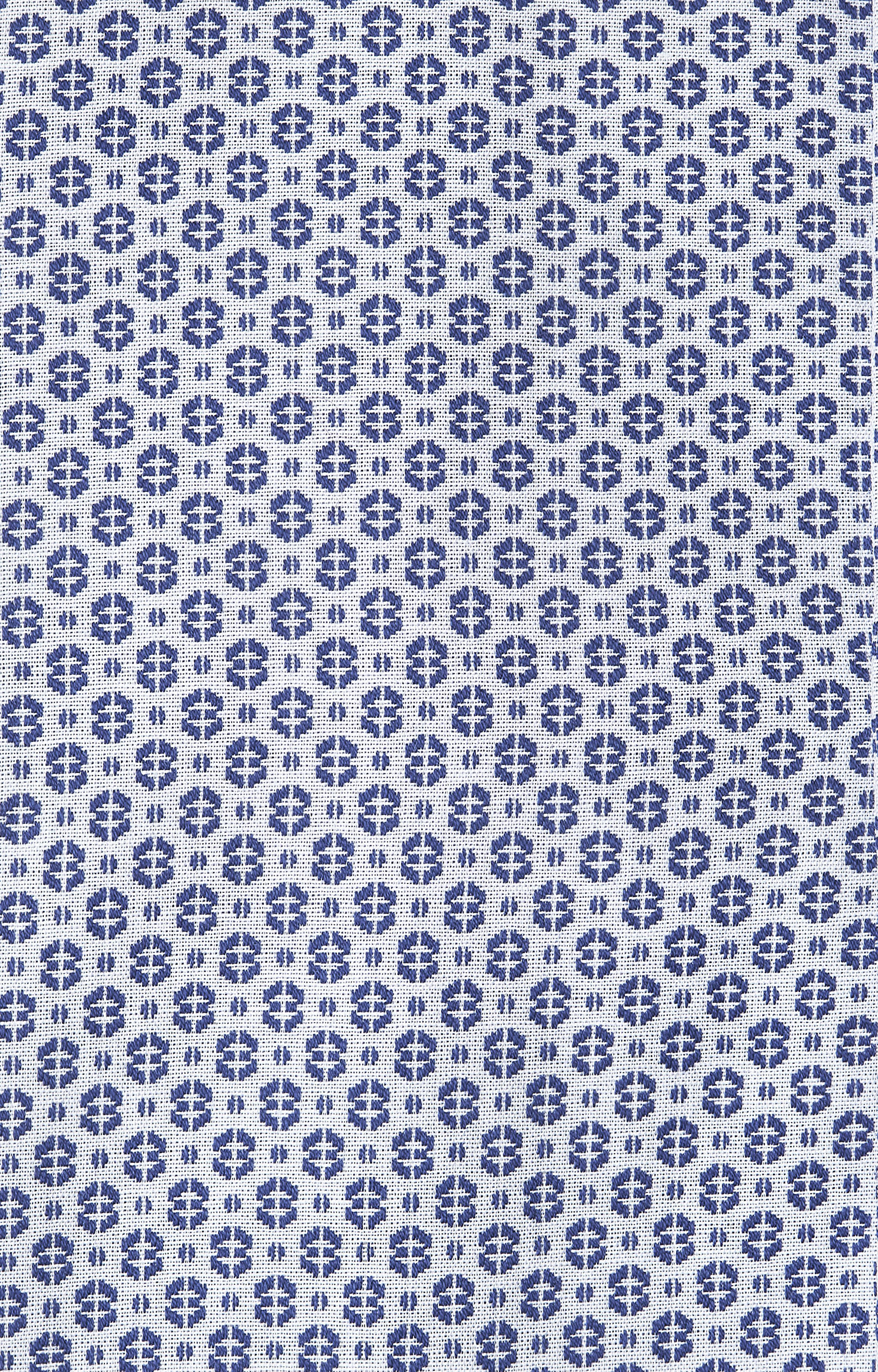 Koszula w geometryczny wzór z półwłoskim kołnierzem - 7