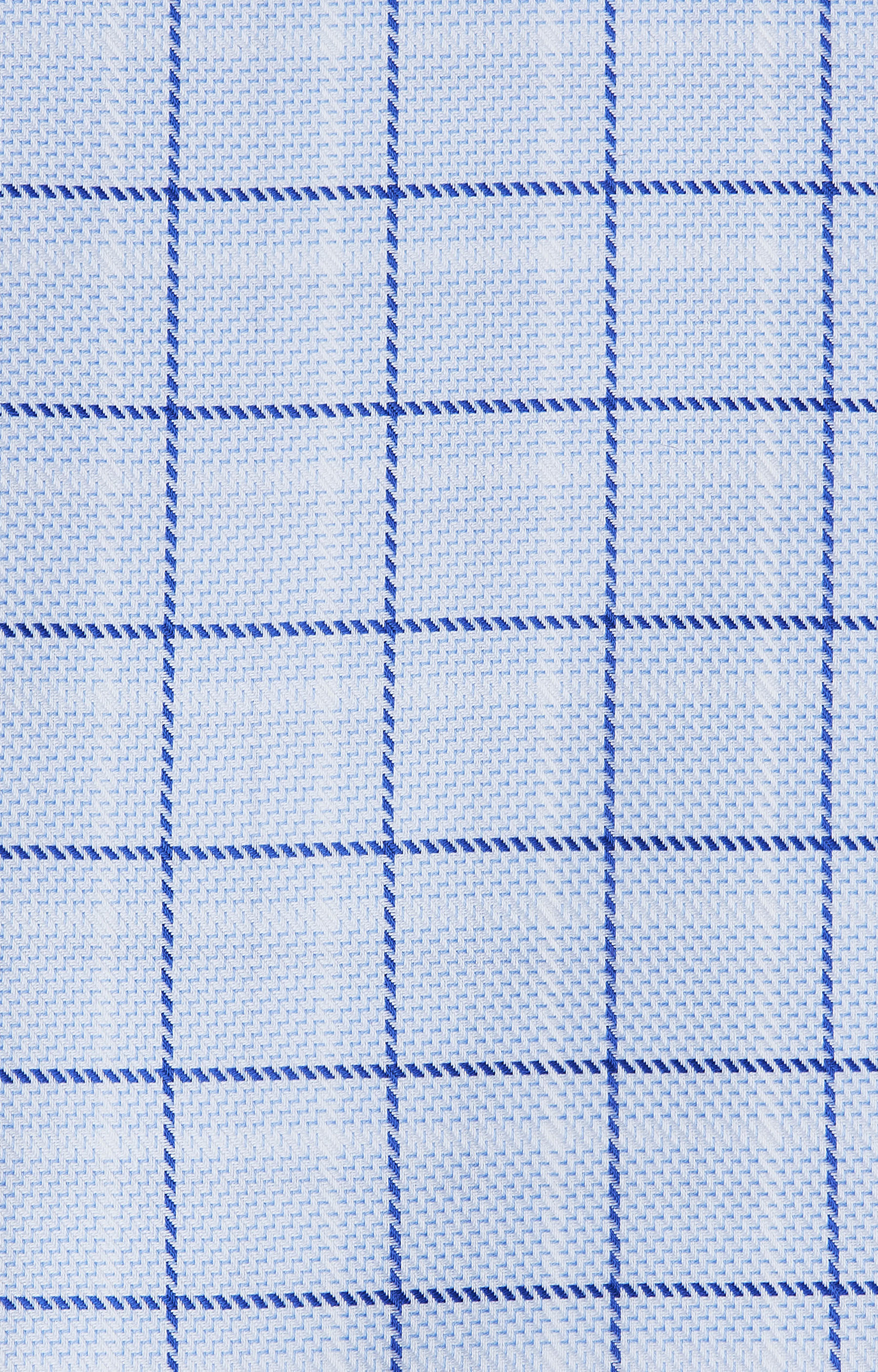 Koszula w kratę z włoskim kołnierzem - 7