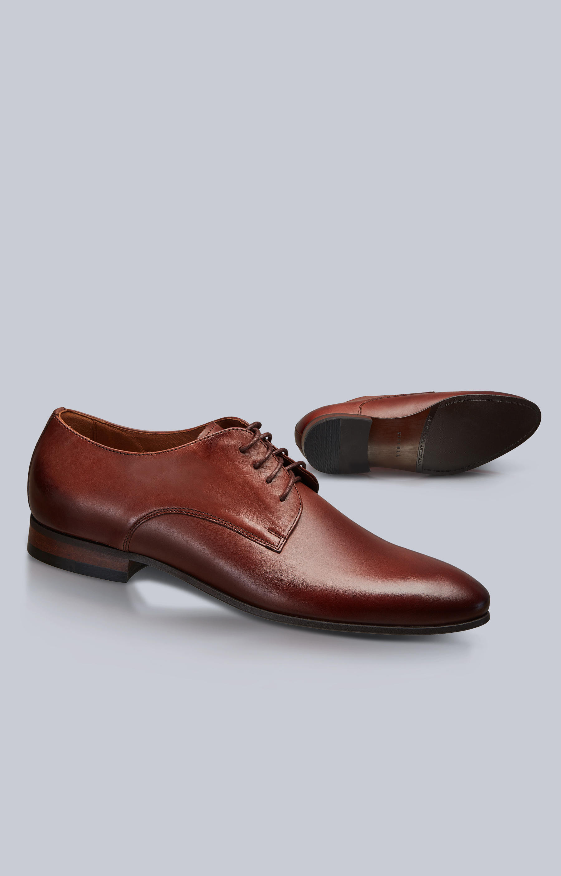 Skórzane buty typu derby, klasyczne do garnituru - 2