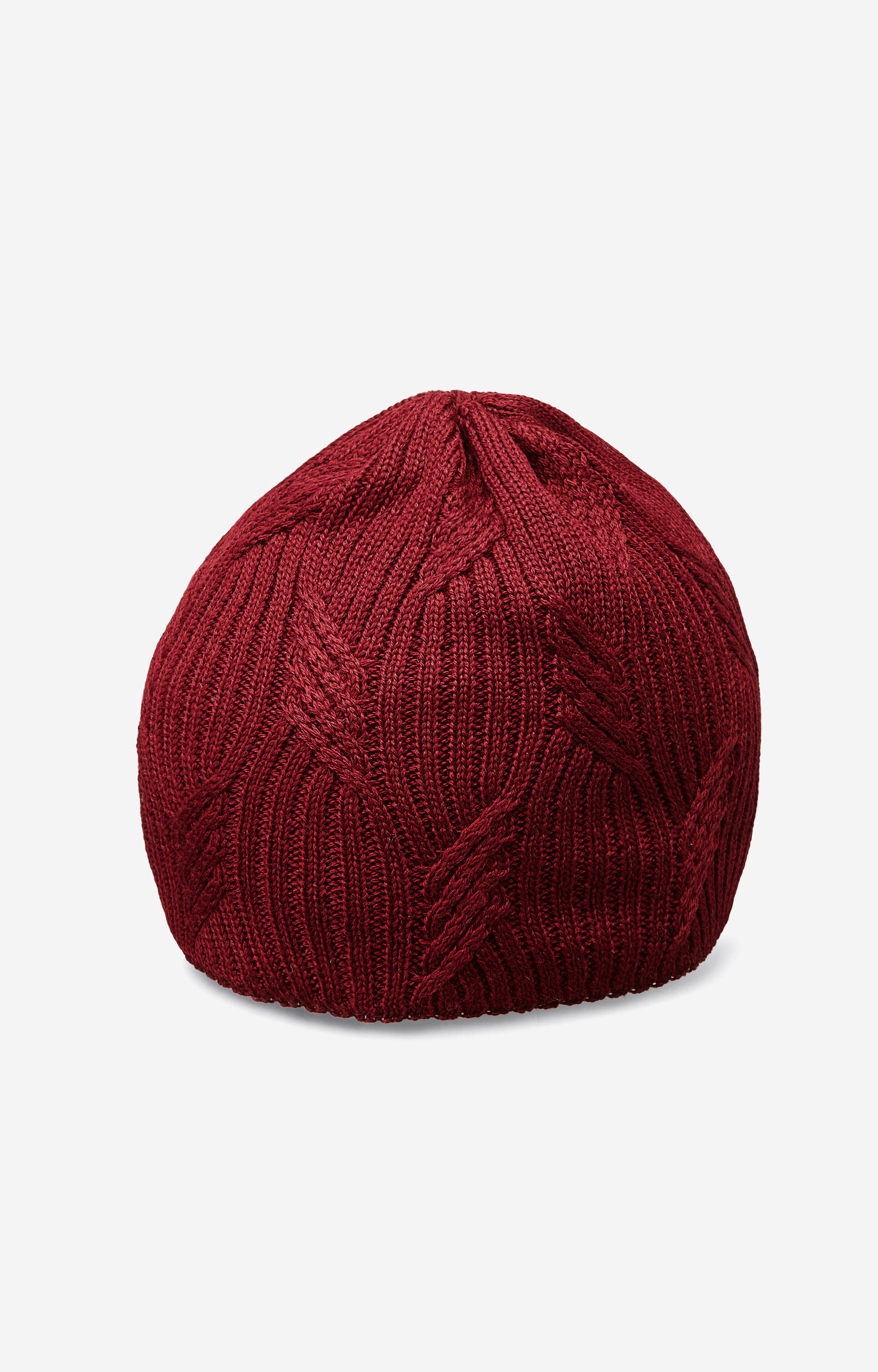 Czapka z dzianiny z dodatkiem wełny