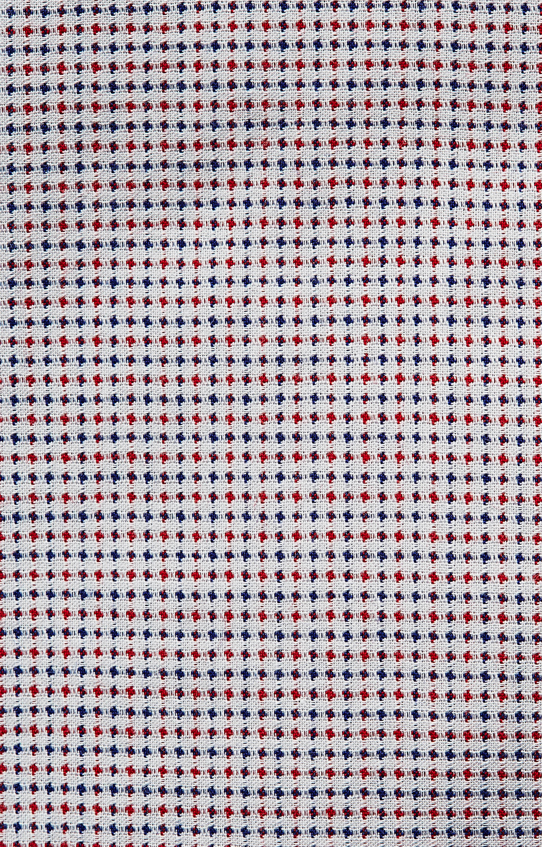 Koszula w mikrowzór z kieszonką, włoski kołnierz - 5