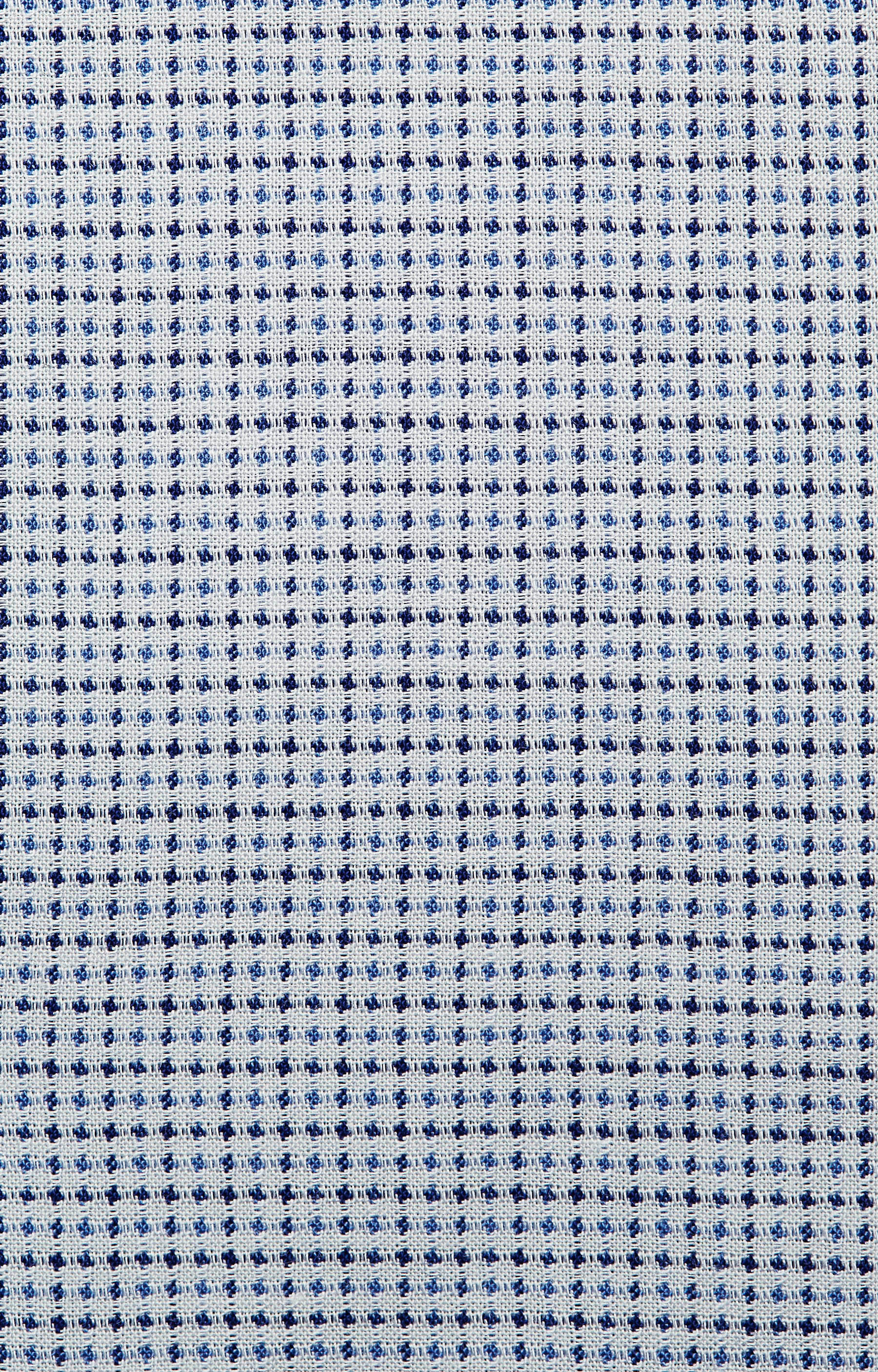 Koszula w mikrowzór z kieszonką, włoski kołnierz - 5