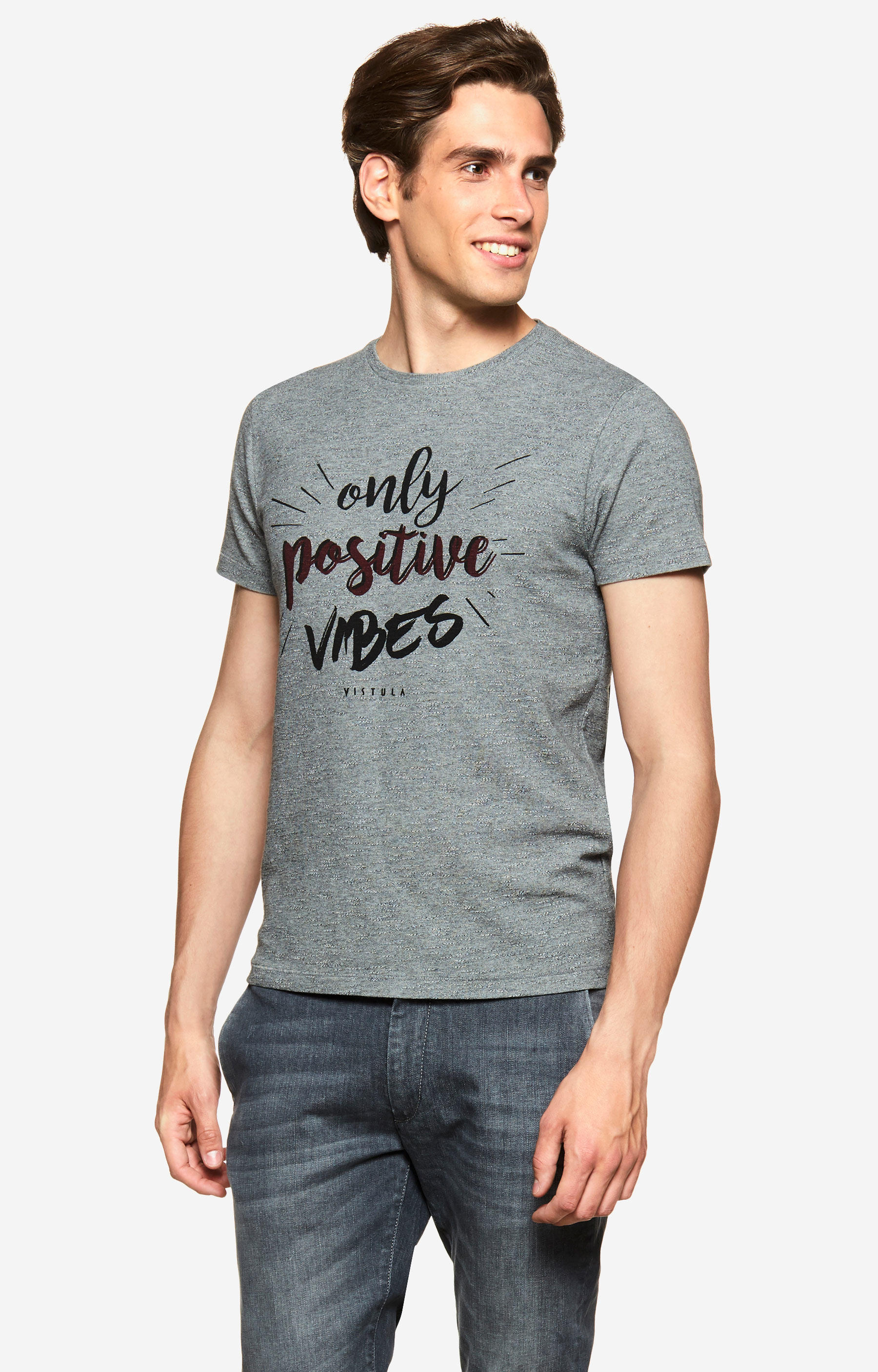 T-shirt POSITIVE VISTULA