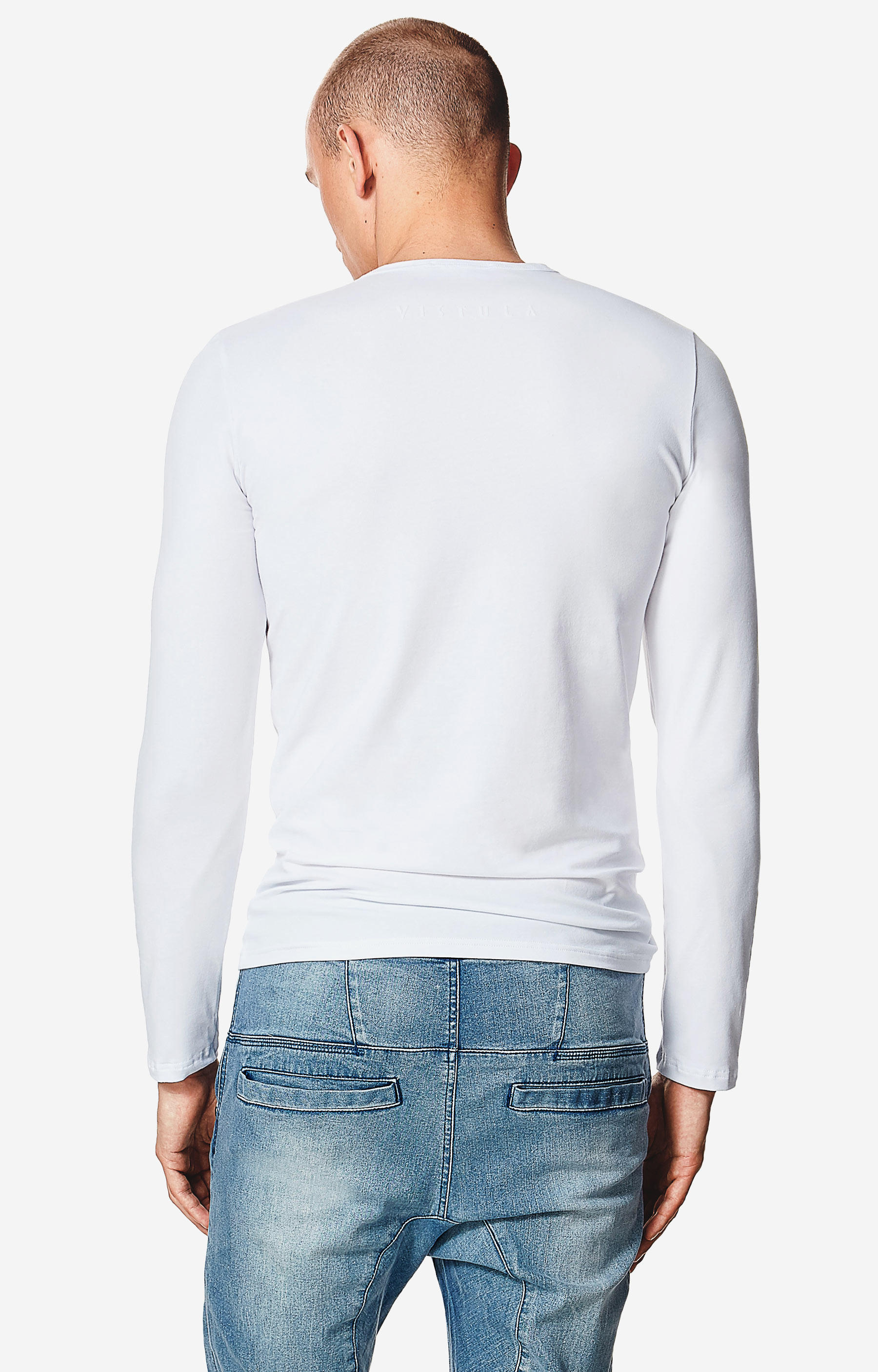 T-shirt basic z długim rękawem - 2