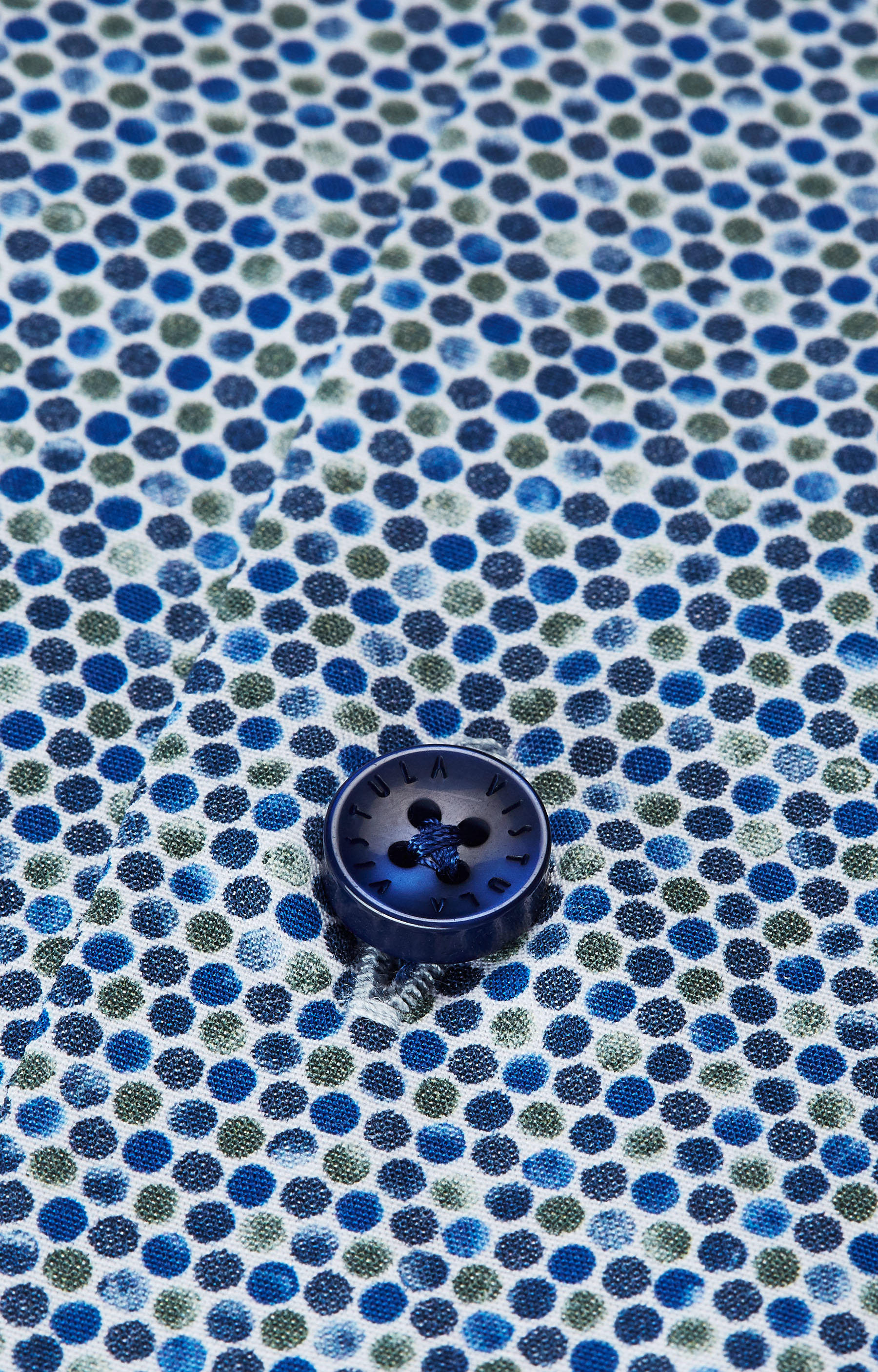 Koszula w print z kołnierzem kryte button-down - 4