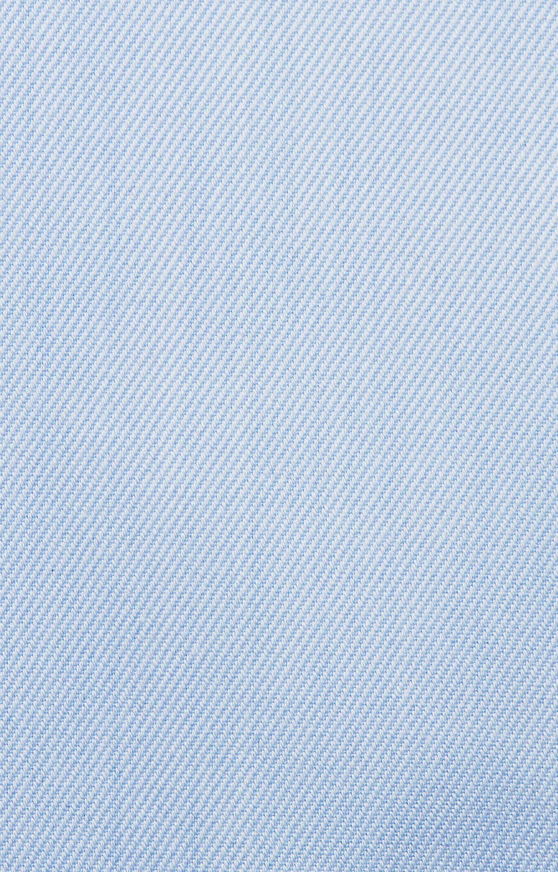 Koszula w strukturalny wzór z włoskim kołnierzem - 5