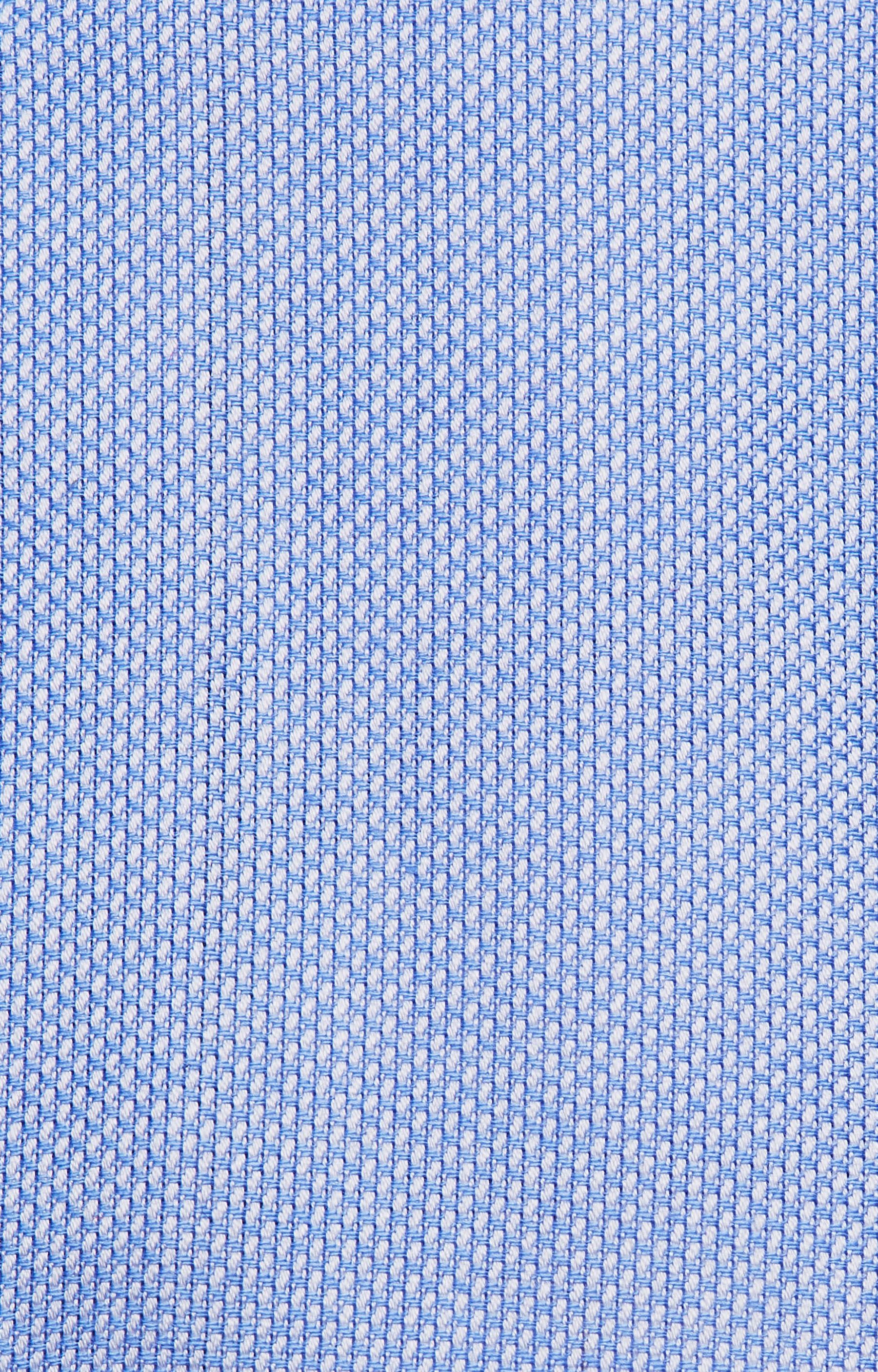 Swobodna koszula w strukturalny wzór z włoskim kołnierzem - 5