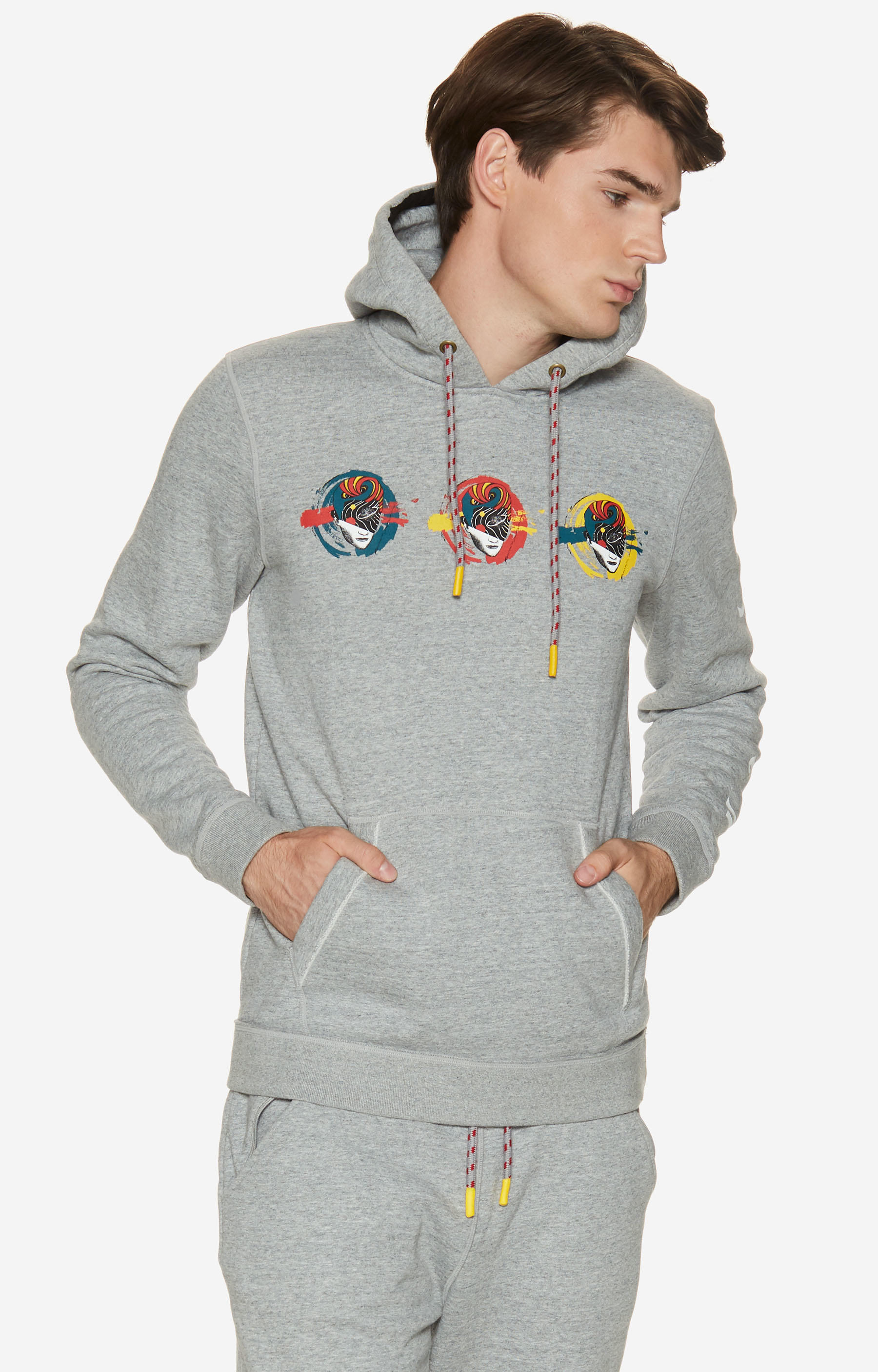 Bluza z kapturem z nadrukiem