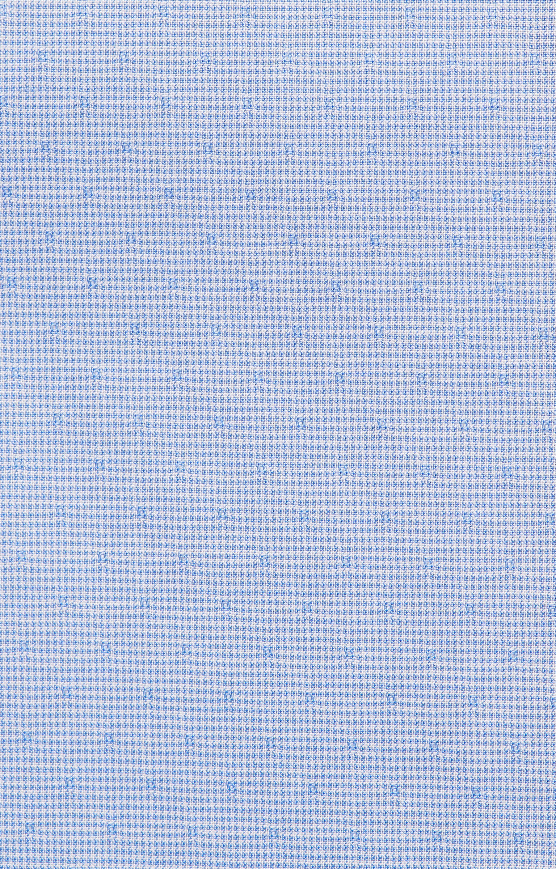 Koszula w mikrowzór z włoskim kołnierzem - 5