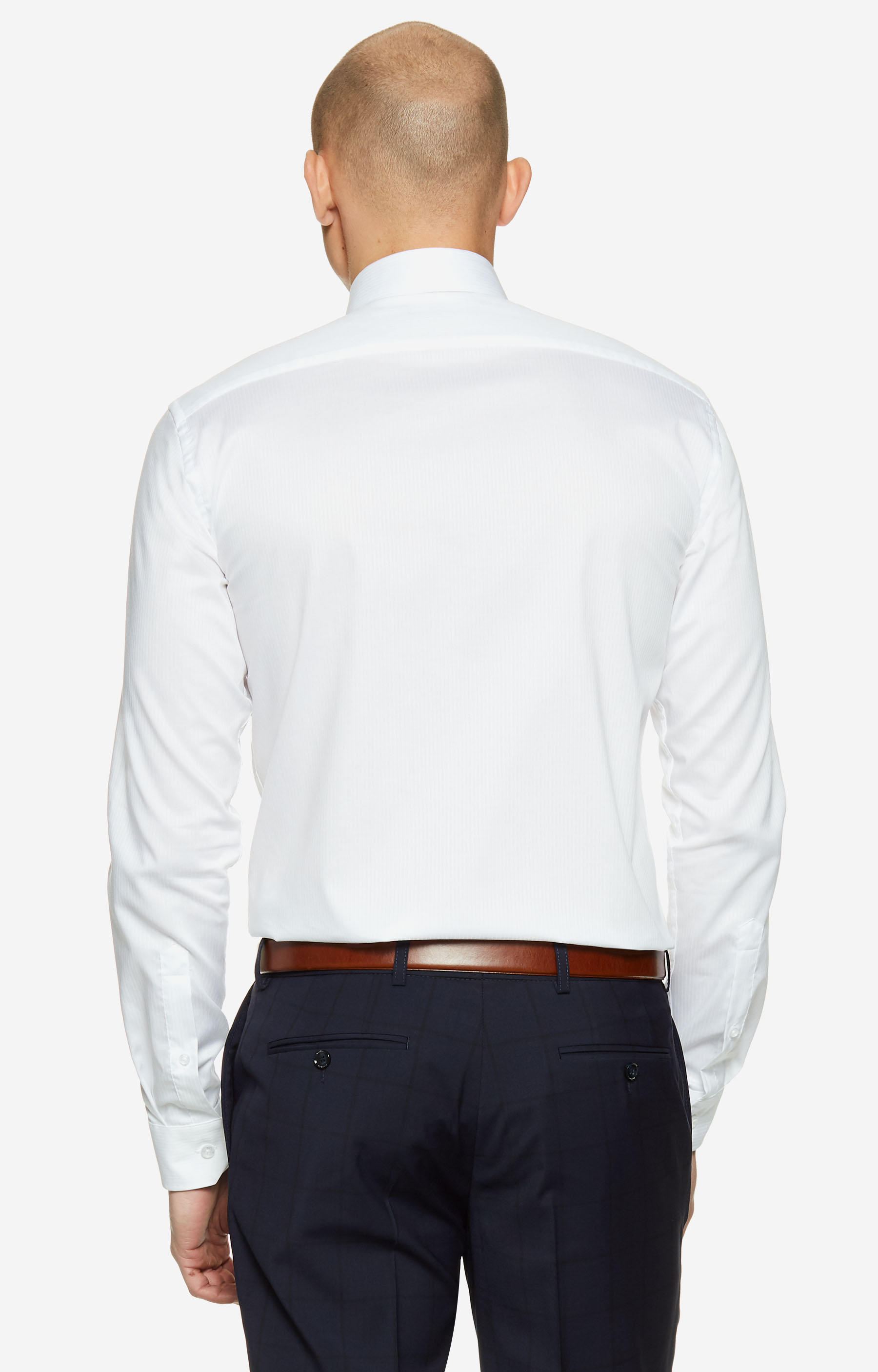 Koszula w mikrowzór z włoskim kołnierzem - 2