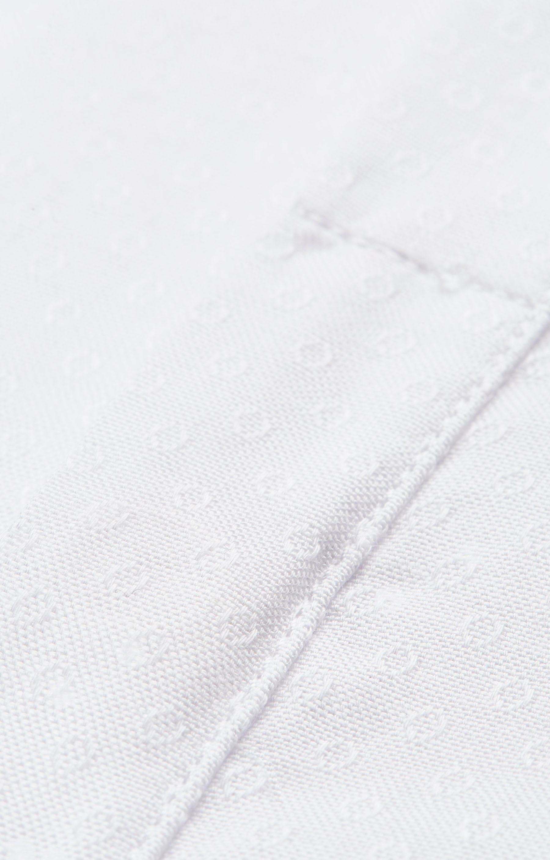 Dopasowana koszula w strukturalny wzór z włoskim kołnierzem - 4