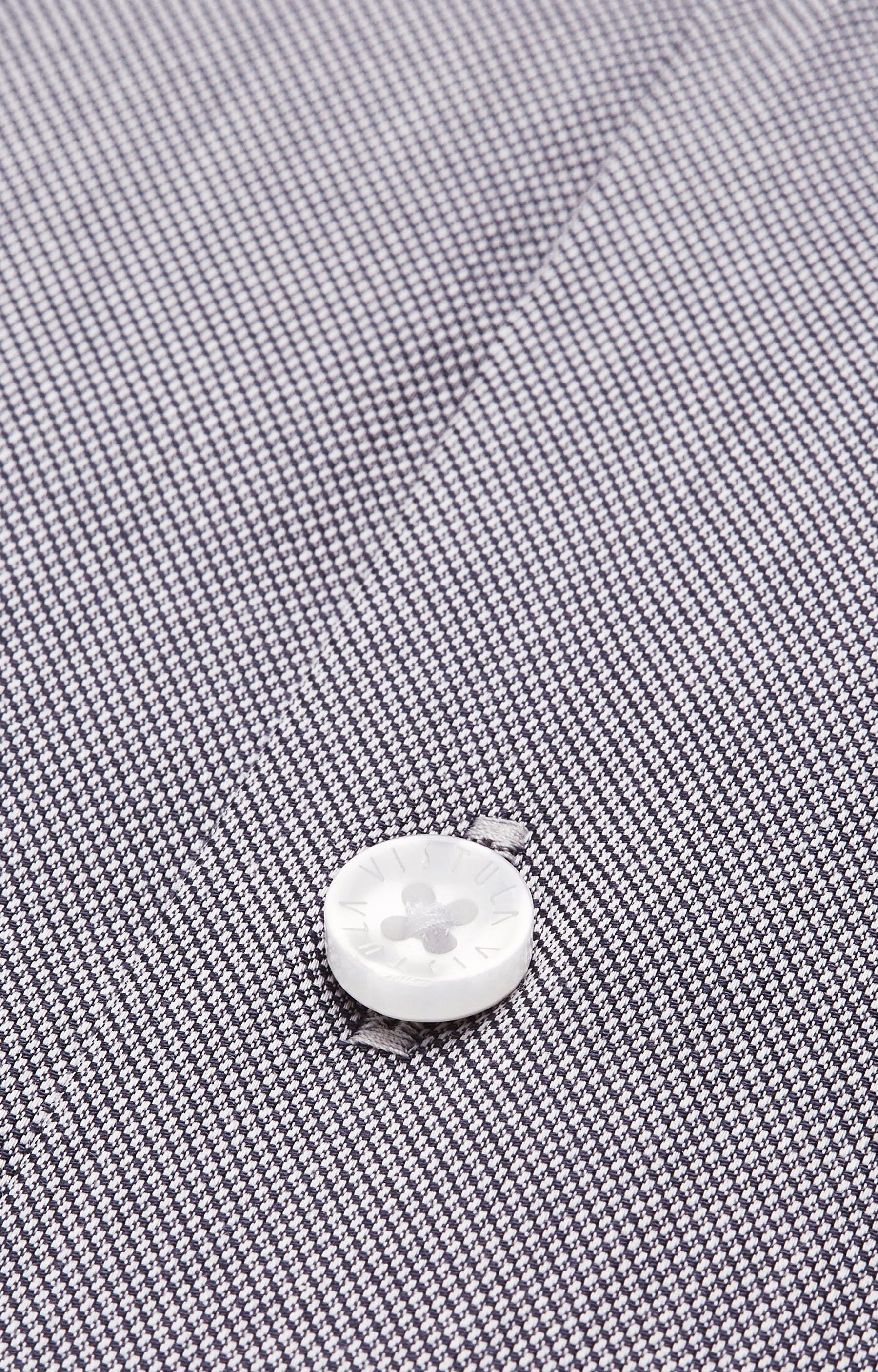 Koszula w mikrowzór z włoskim kołnierzem - 4