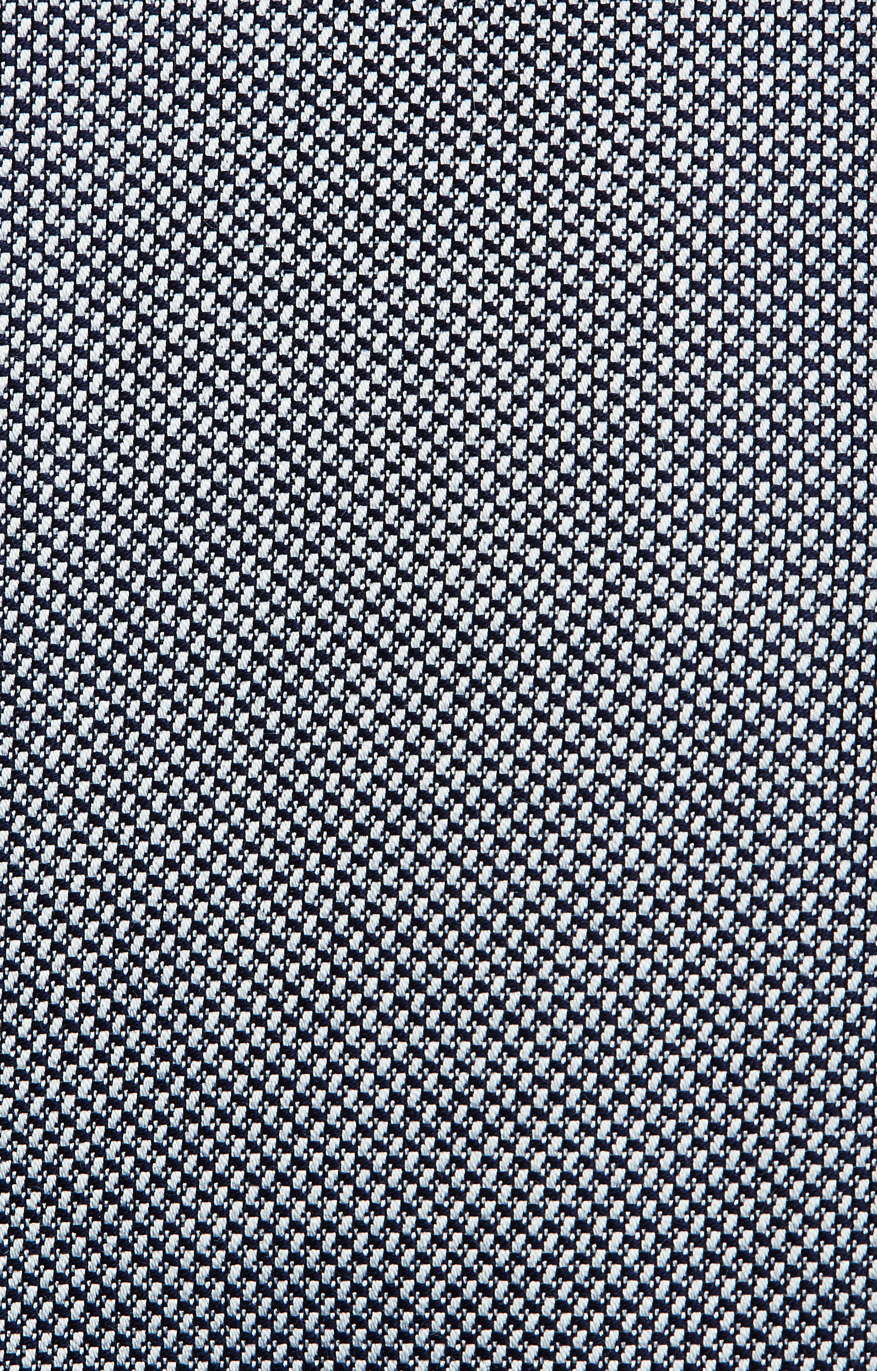 Swobodna koszula w strukturalny wzór z włoskim kołnierzem - 5