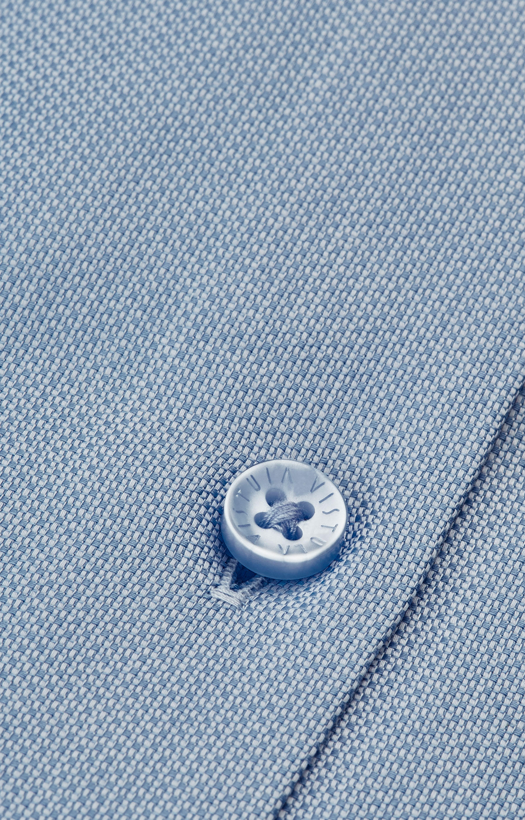 Swobodna koszula w strukturalny wzór z półwłoskim kołnierzem - 4