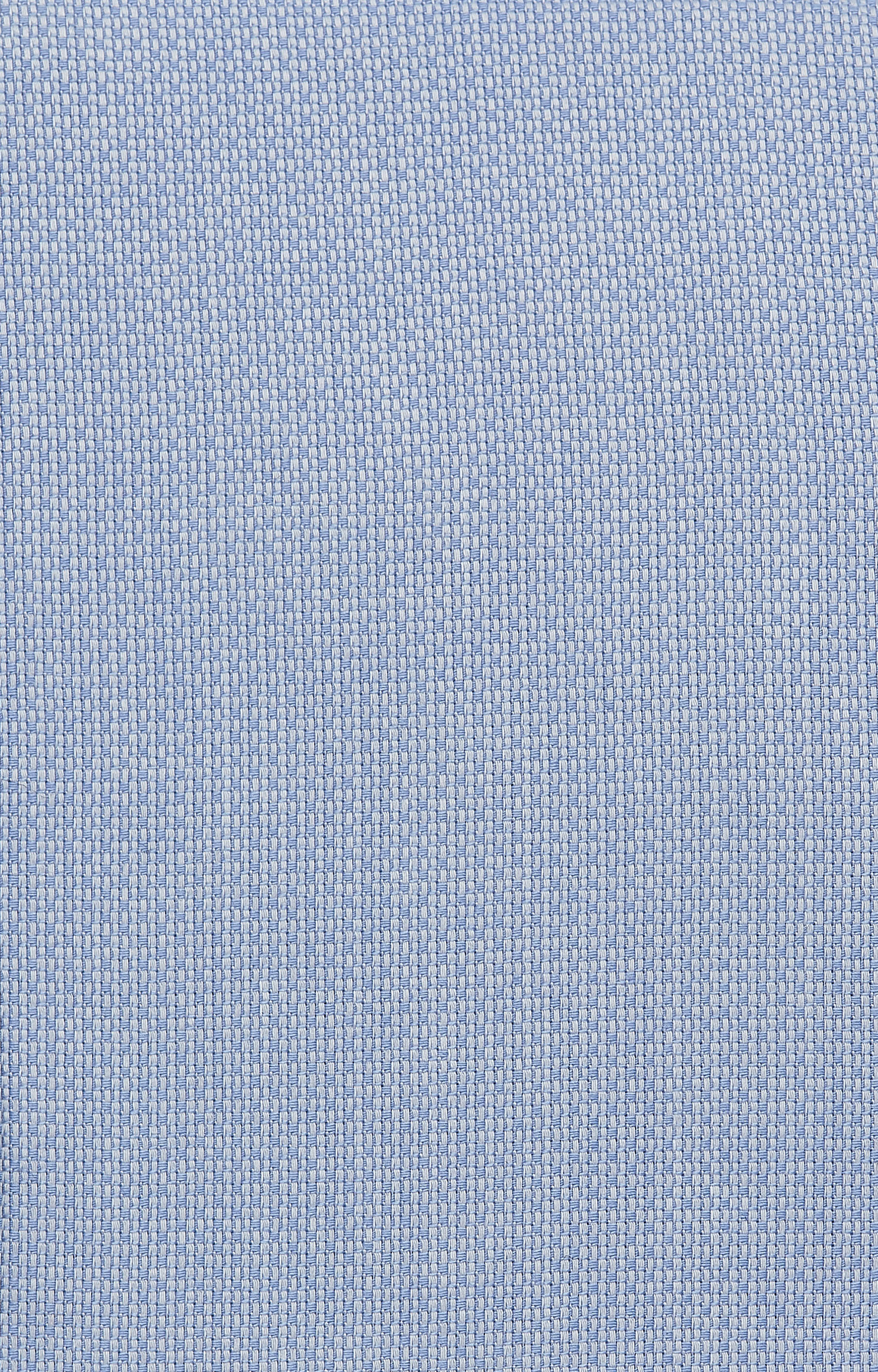 Swobodna koszula w strukturalny wzór z półwłoskim kołnierzem - 5