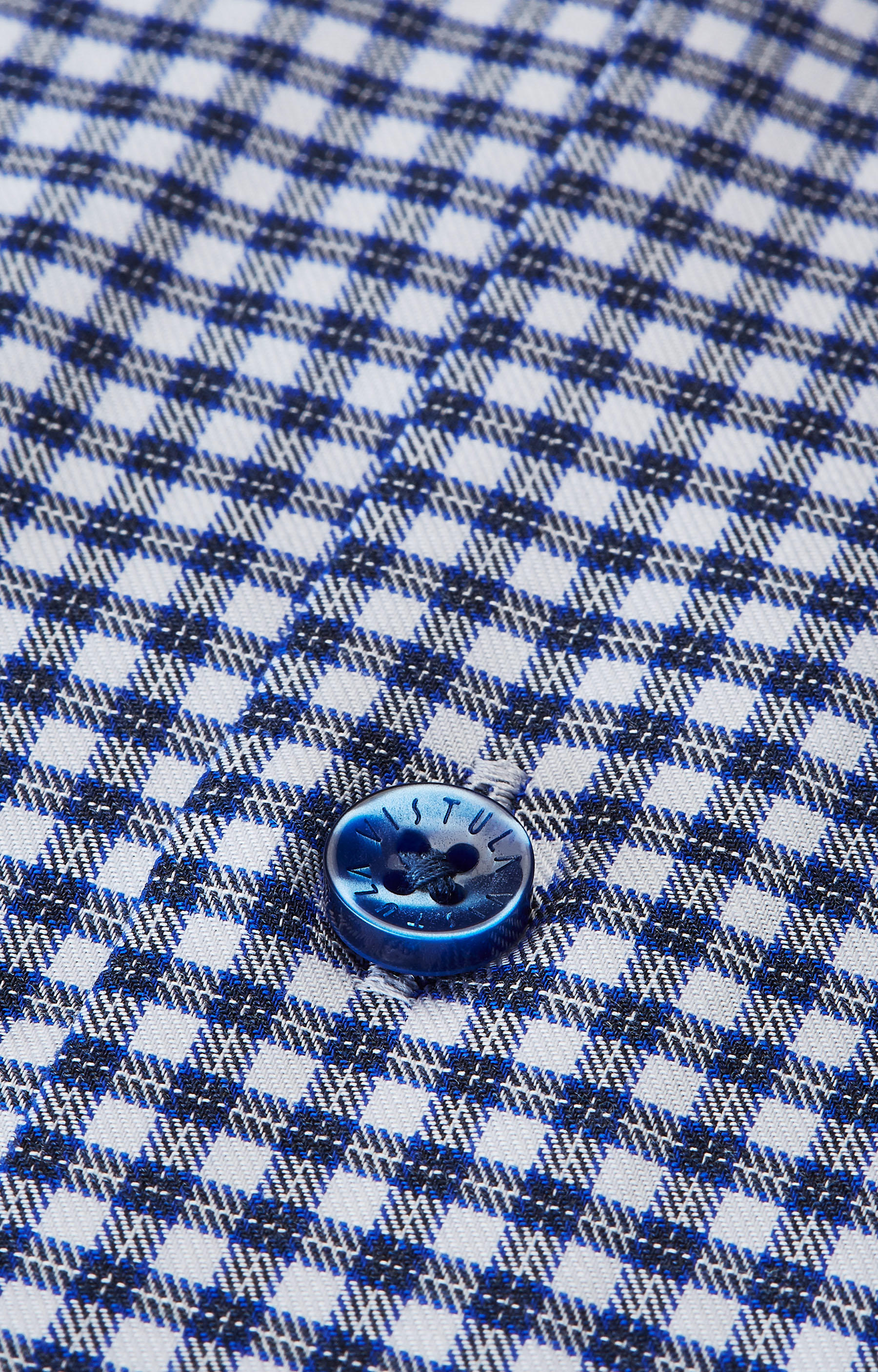 Swobodna koszula w kratę z kieszonką, klasyczny kołnierz - 4