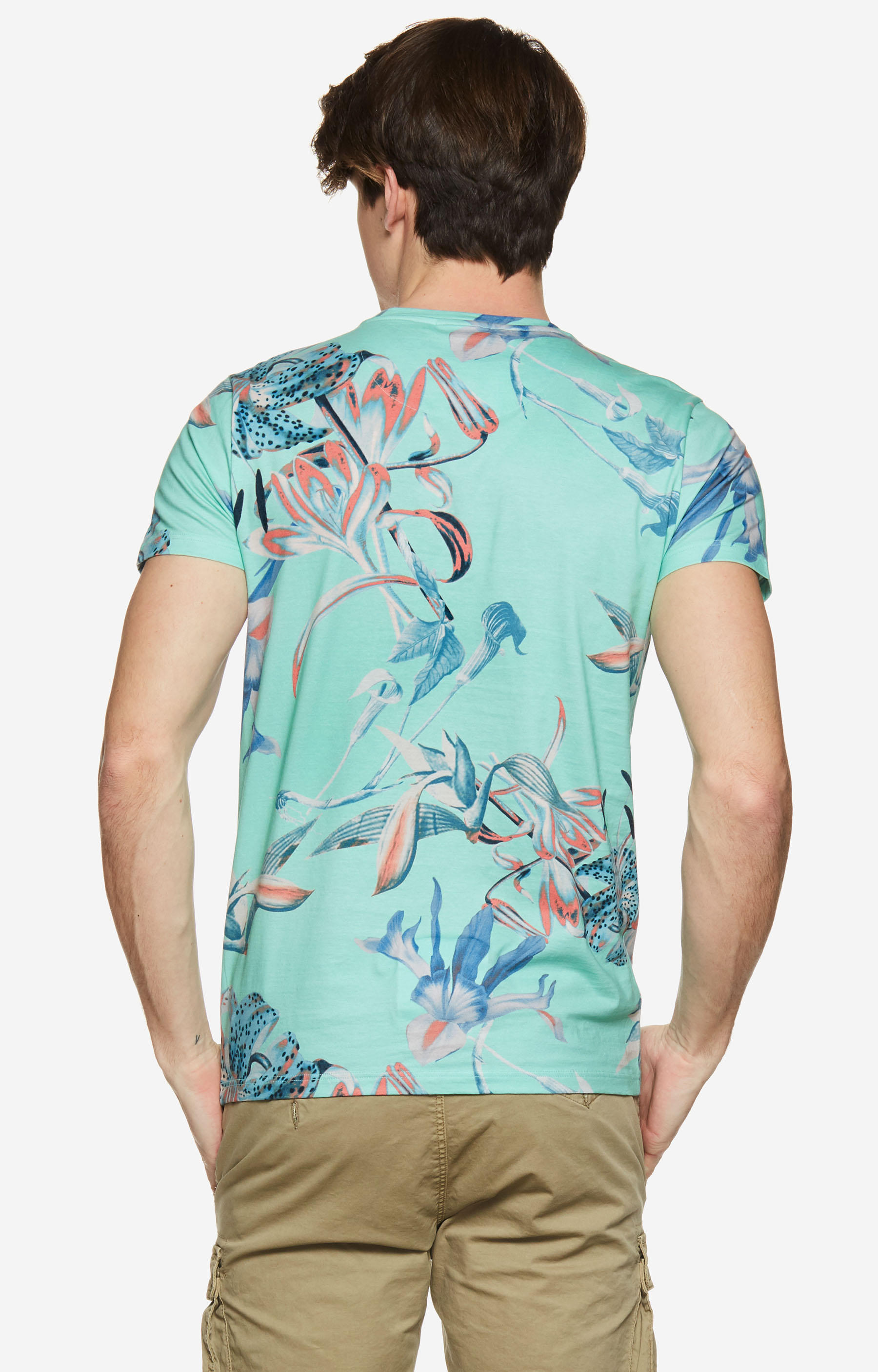 T-shirt z nadrukiem w kwiaty - 2