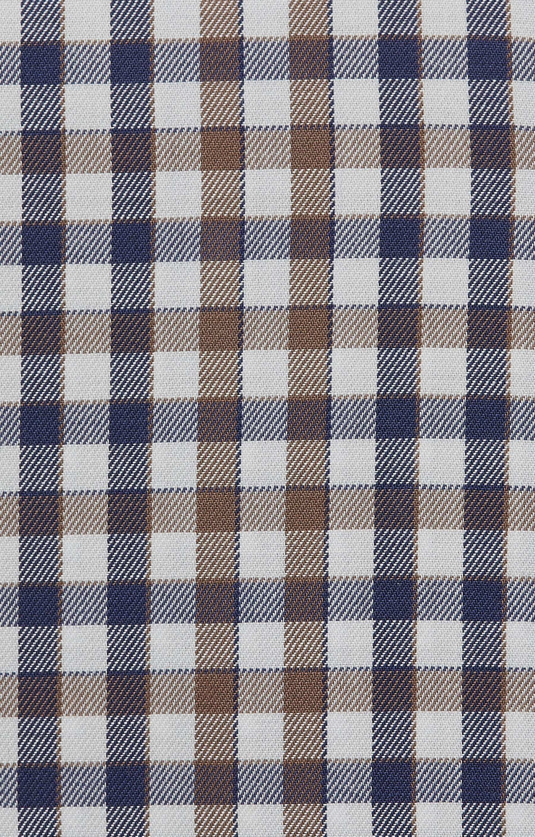 Koszula w kratę z kieszonką, włoski kołnierz - 5