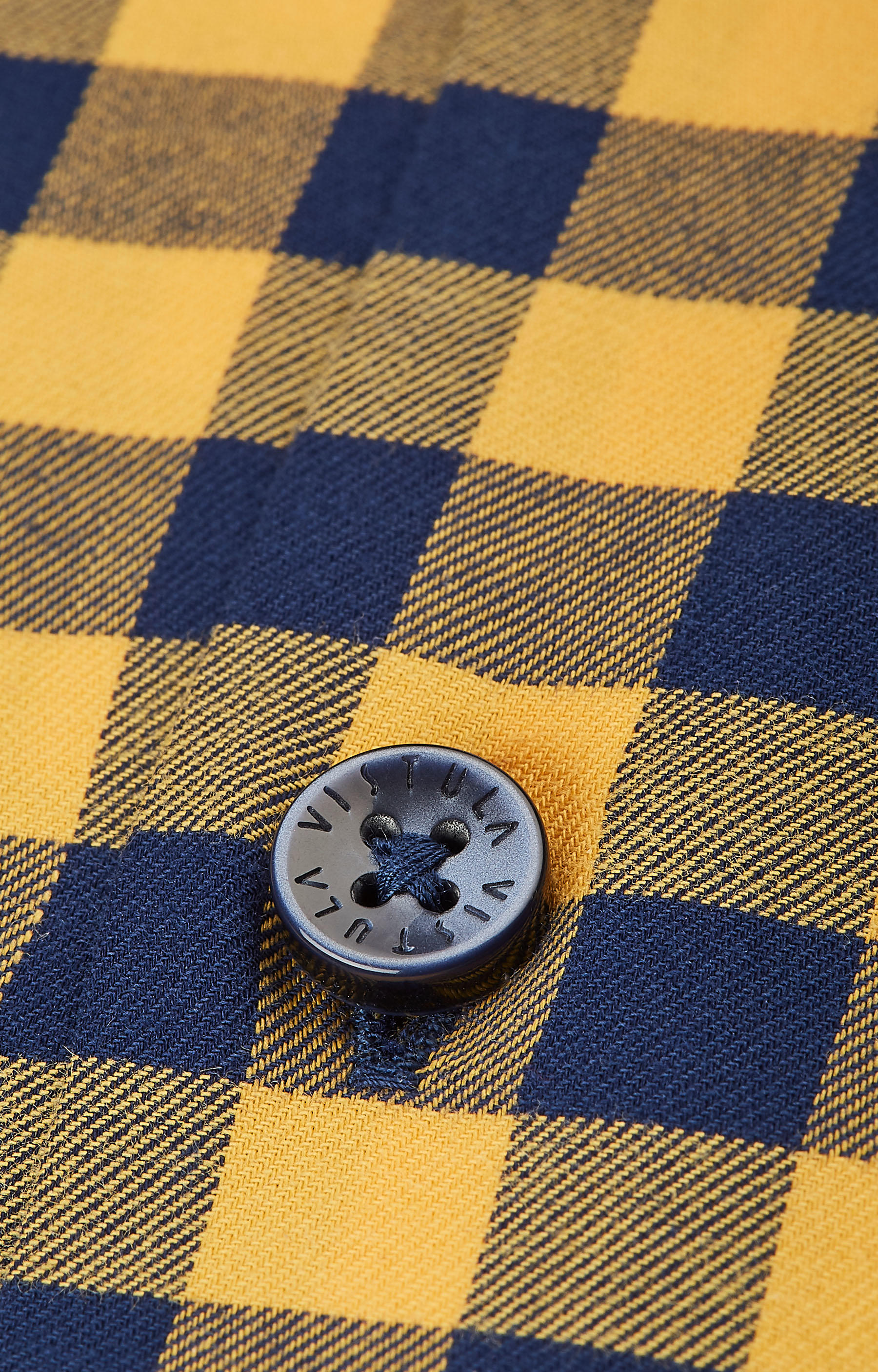 Dopasowana koszula w kratę, kołnierz kryte button-down - 4