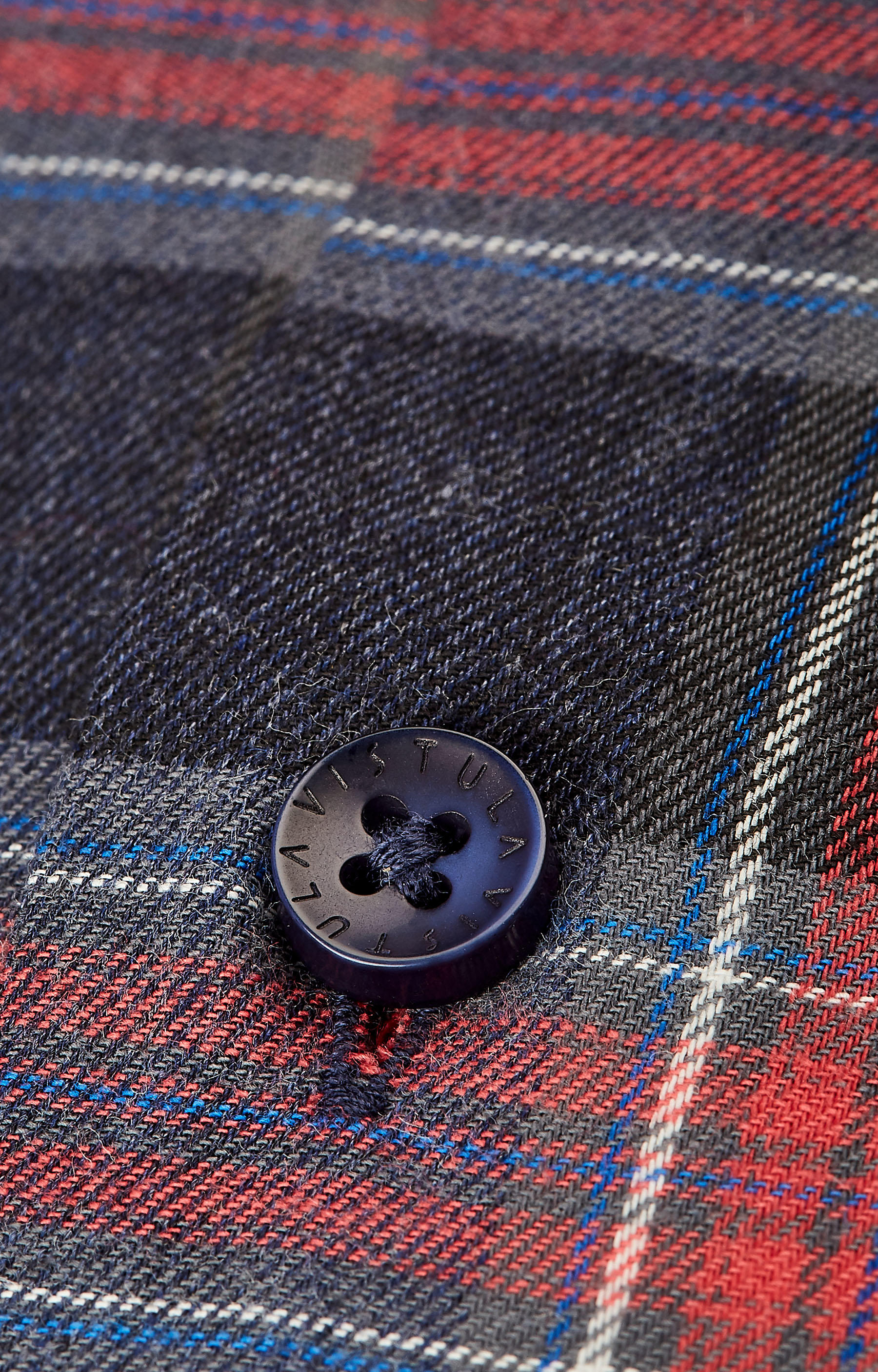 Koszula w kratę z kołnierzem kryte button-down - 4