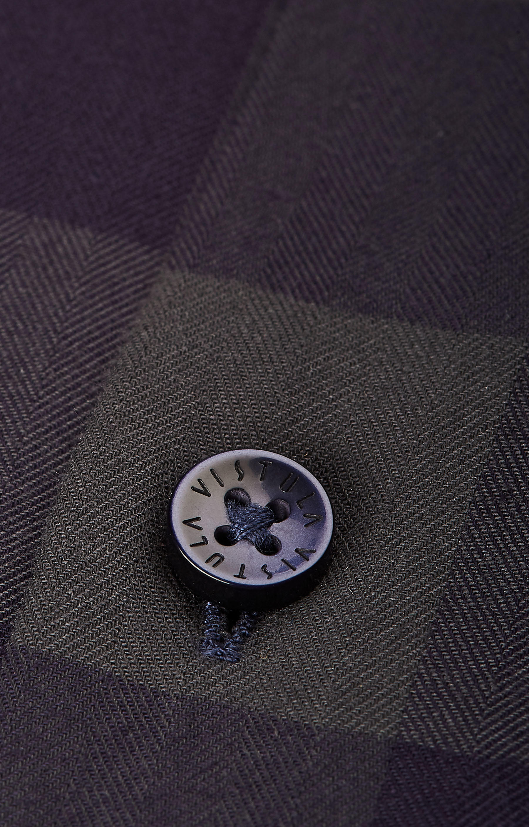 Dopasowana koszula w kratę, kołnierz kryty button-down - 4