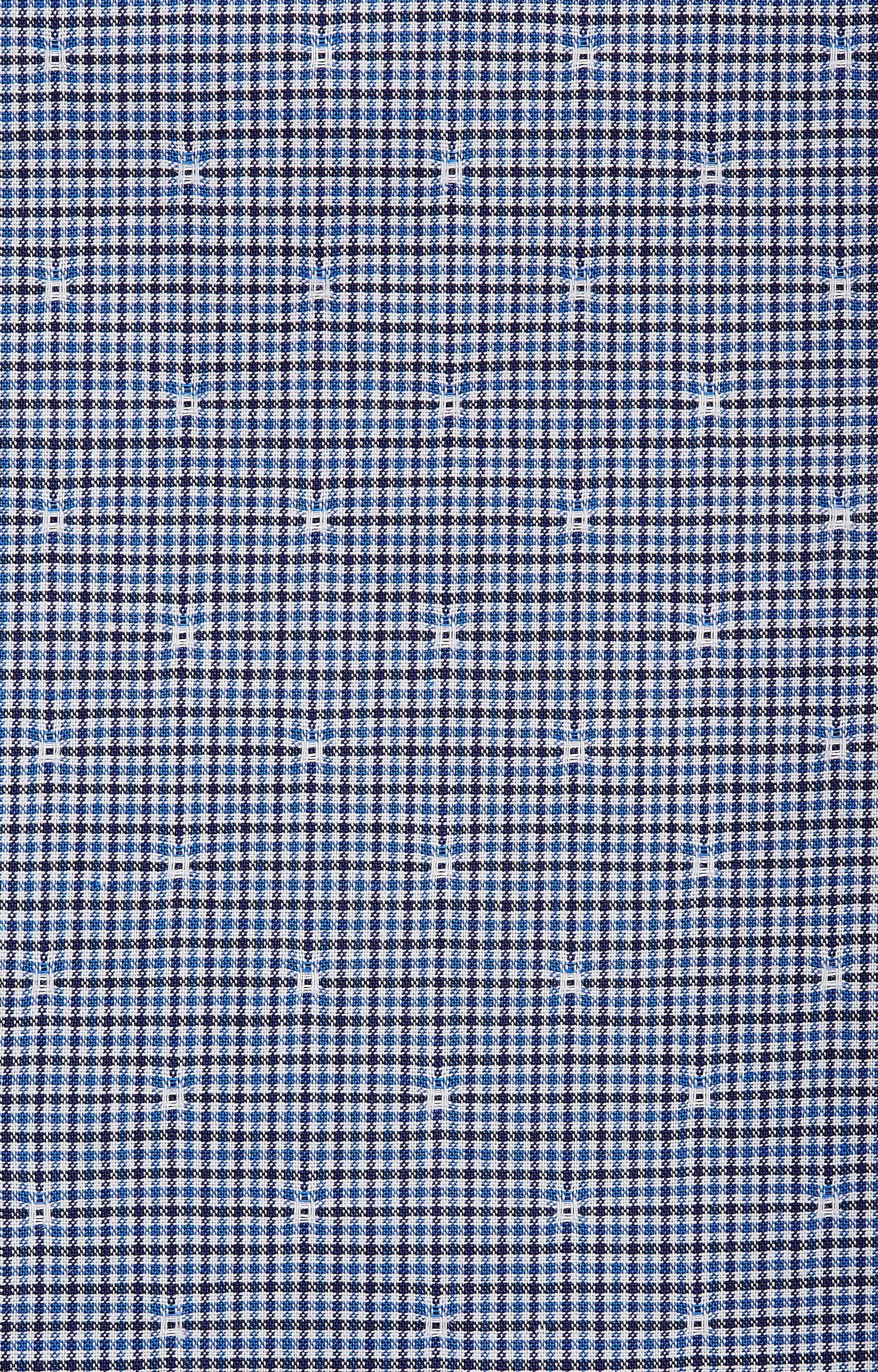 Swobodna koszula w mikrowzór z włoskim kołnierzem - 5