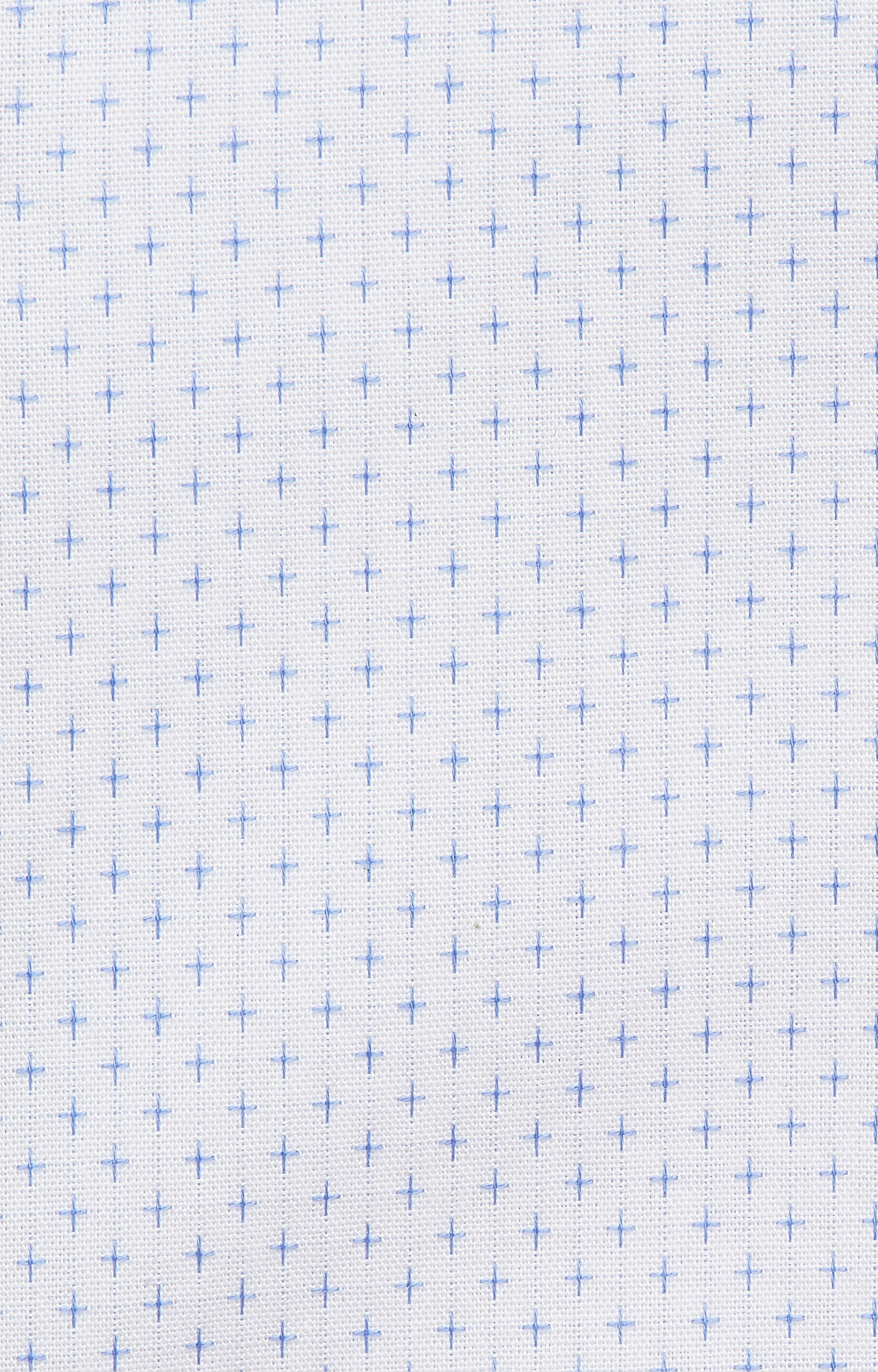 Dopasowana koszula w mikrowzór, kołnierz kryte button-down - 5