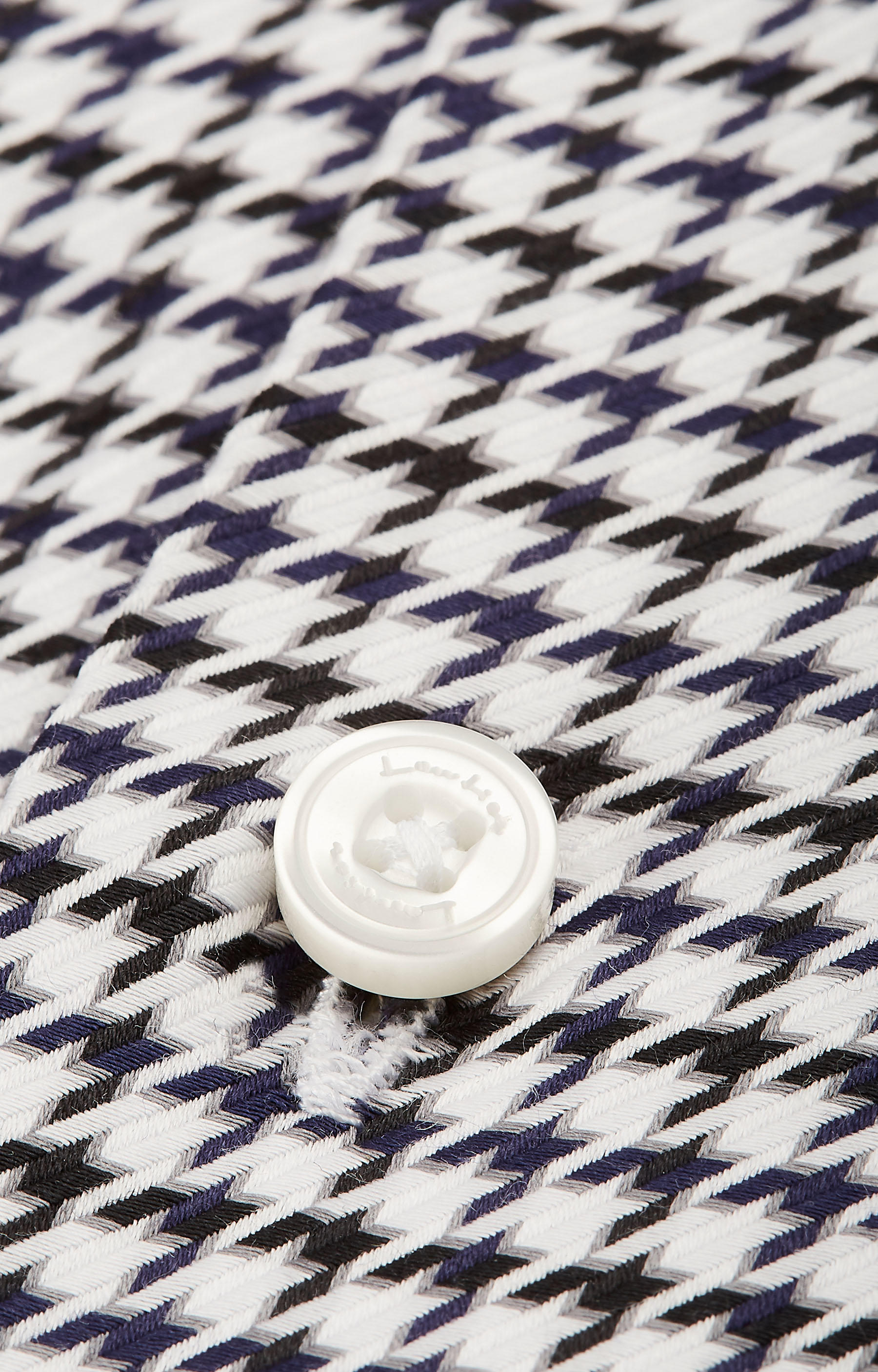 Koszula w pepitę z półwłoskim kołnierzem - 4