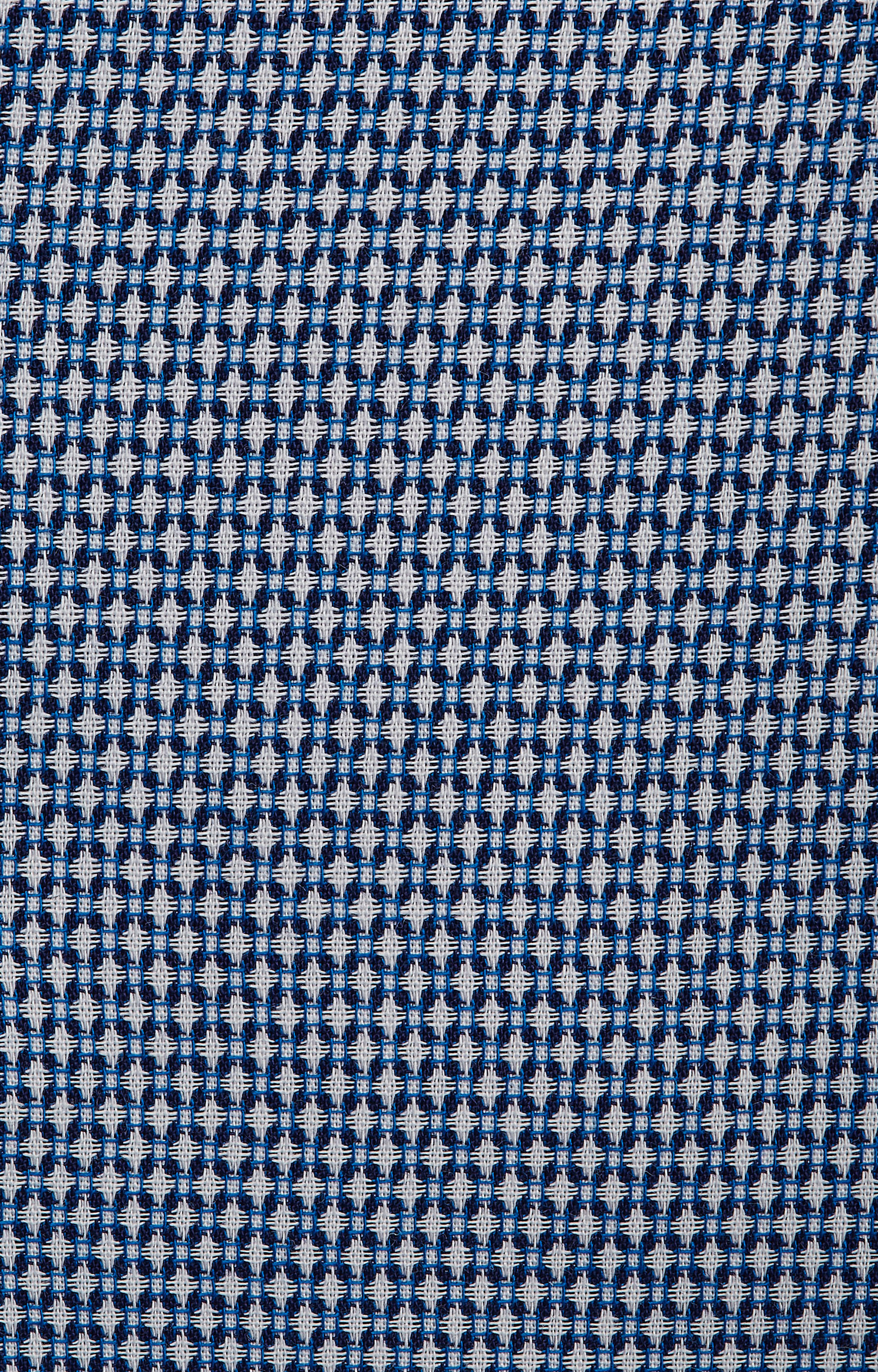 Koszula w mikrowzór z włoskim kołnierzem - 5