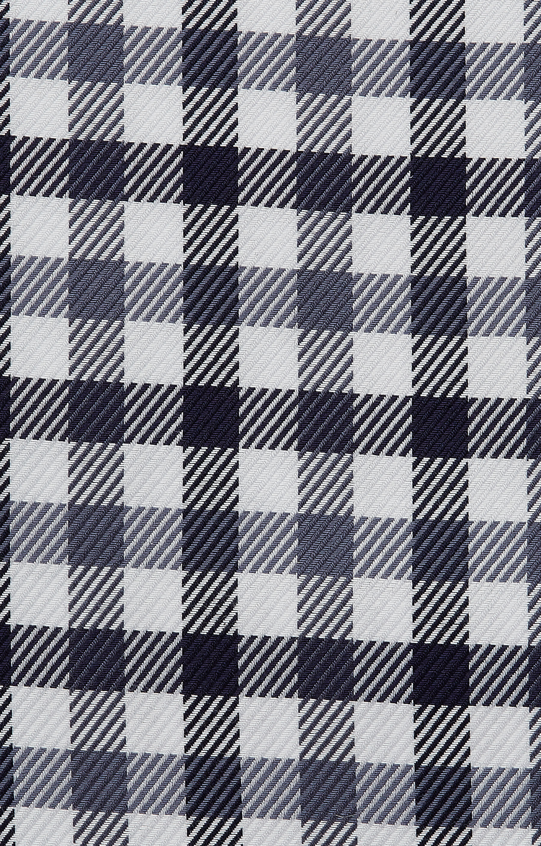 Luźna koszula w kratę z włoskim kołnierzem - 5