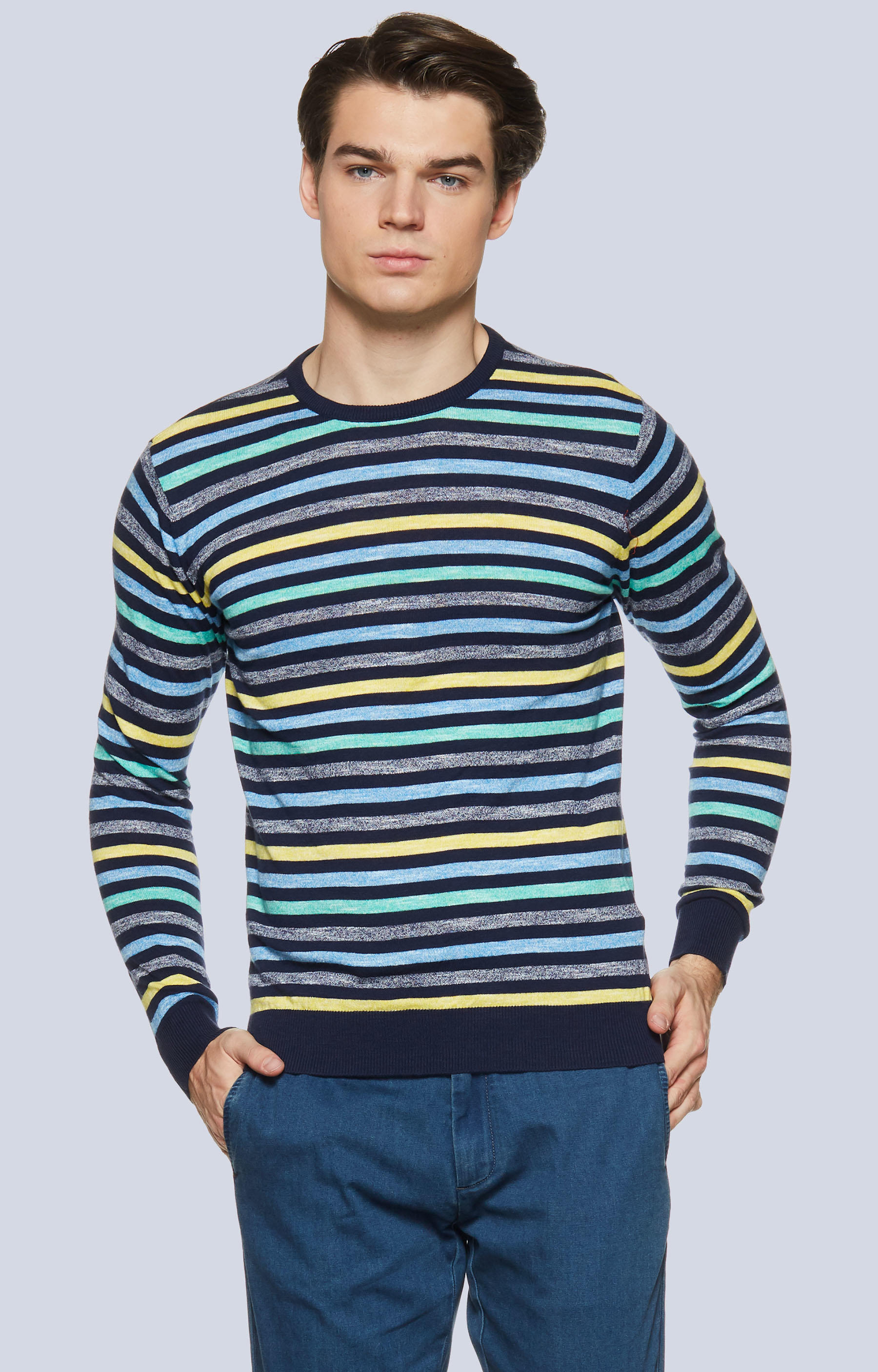 Lekki sweter w paski