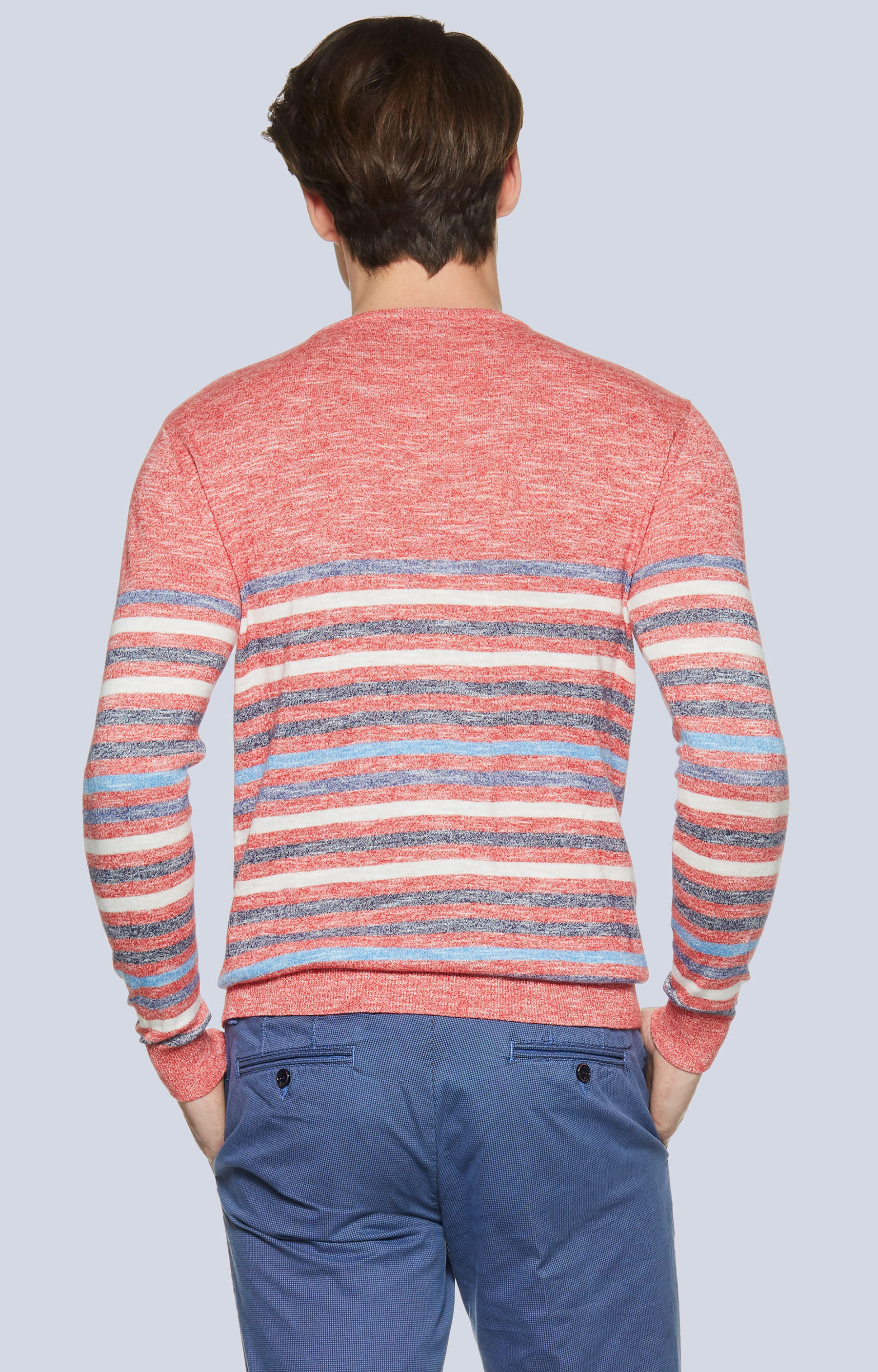 Lekki sweter w paski - 2