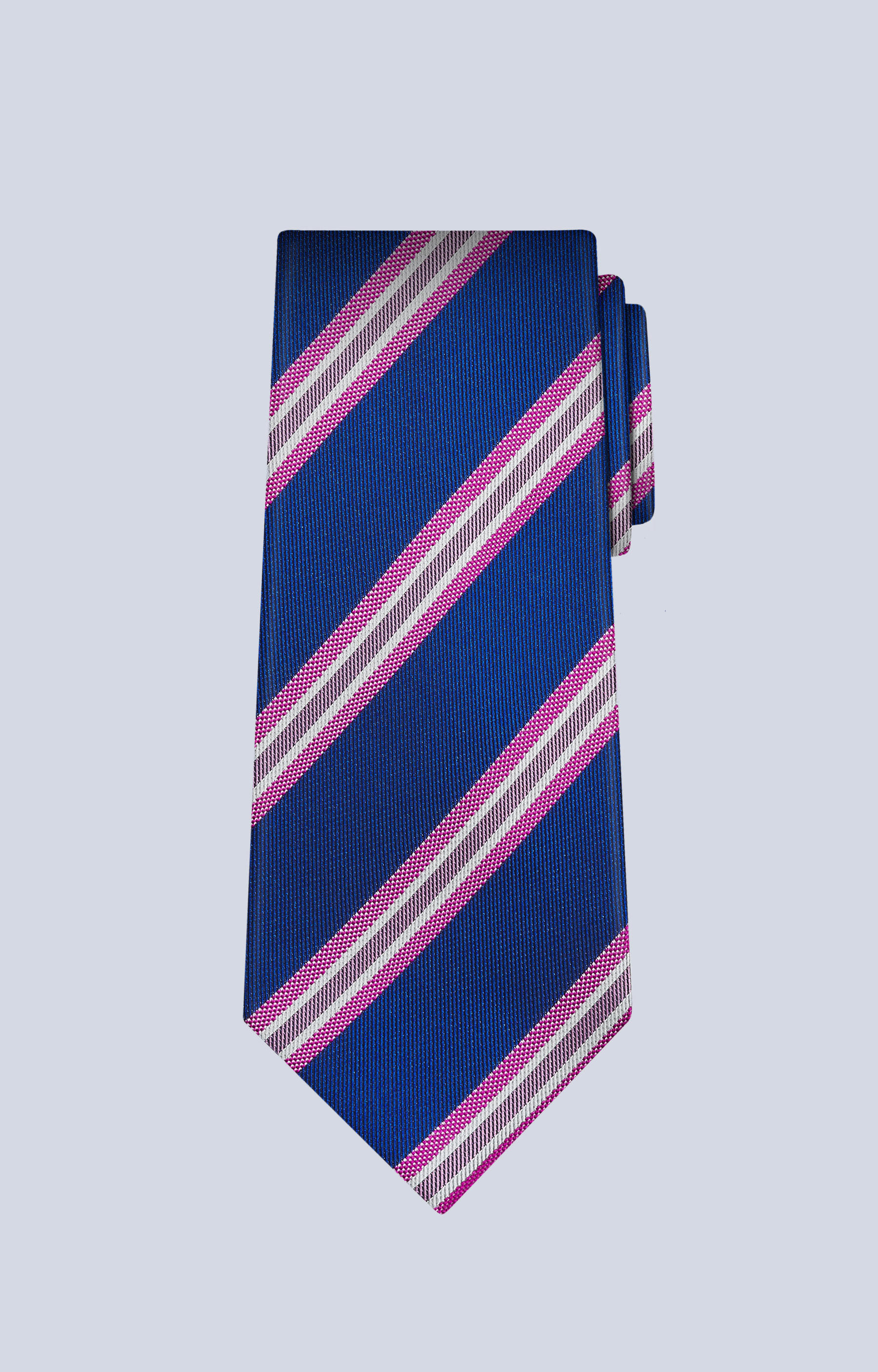 Jedwabny krawat w paski