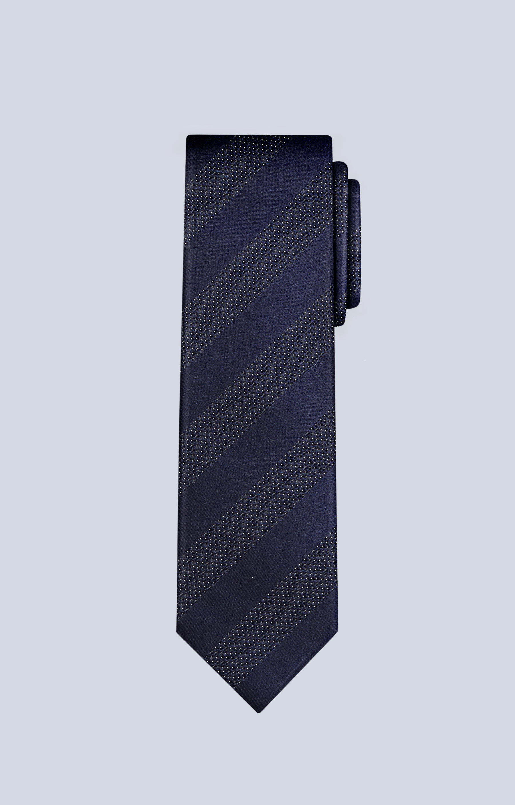 Jedwabny krawat w paski