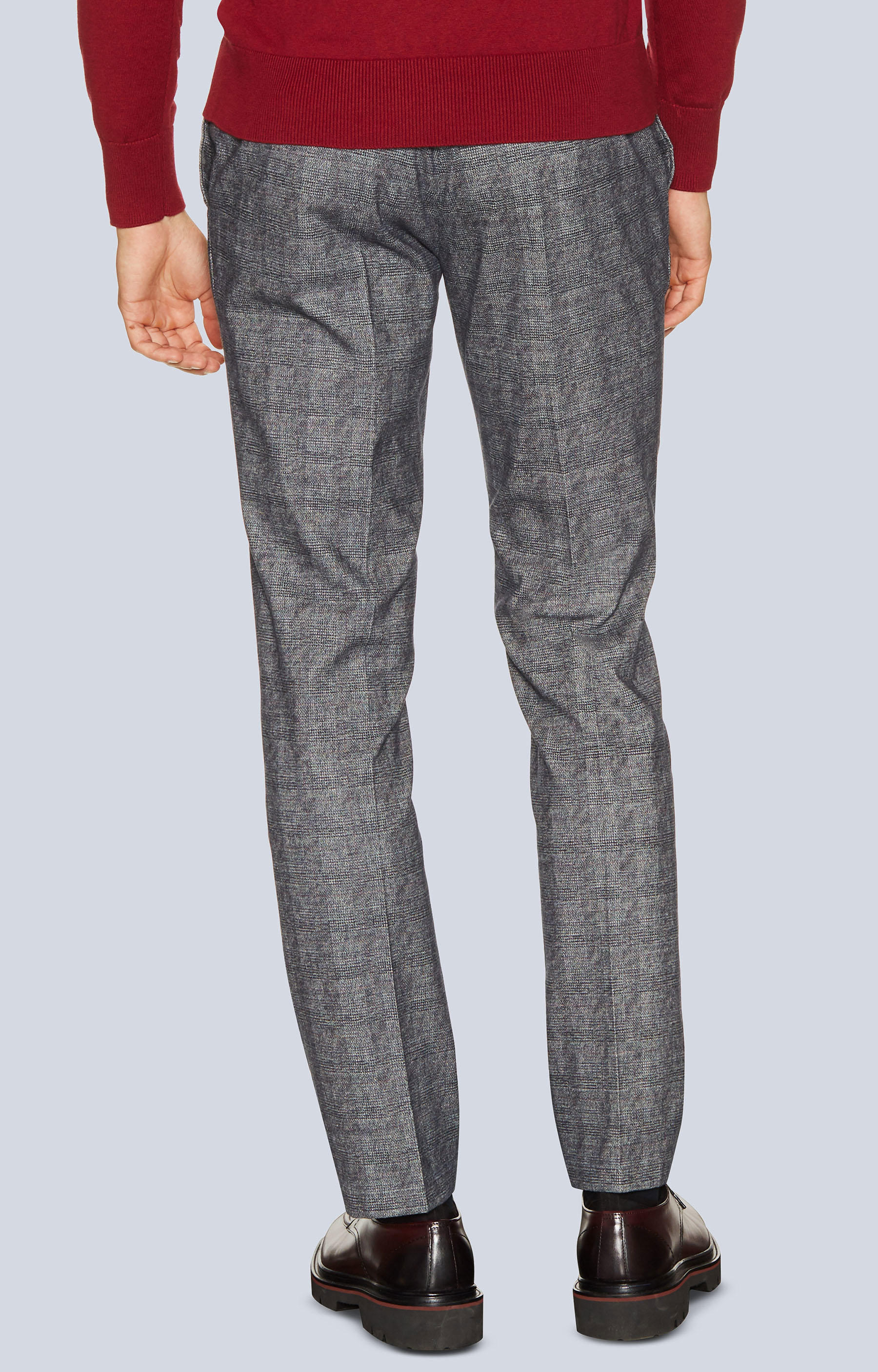 Dopasowane spodnie w kratę - 2