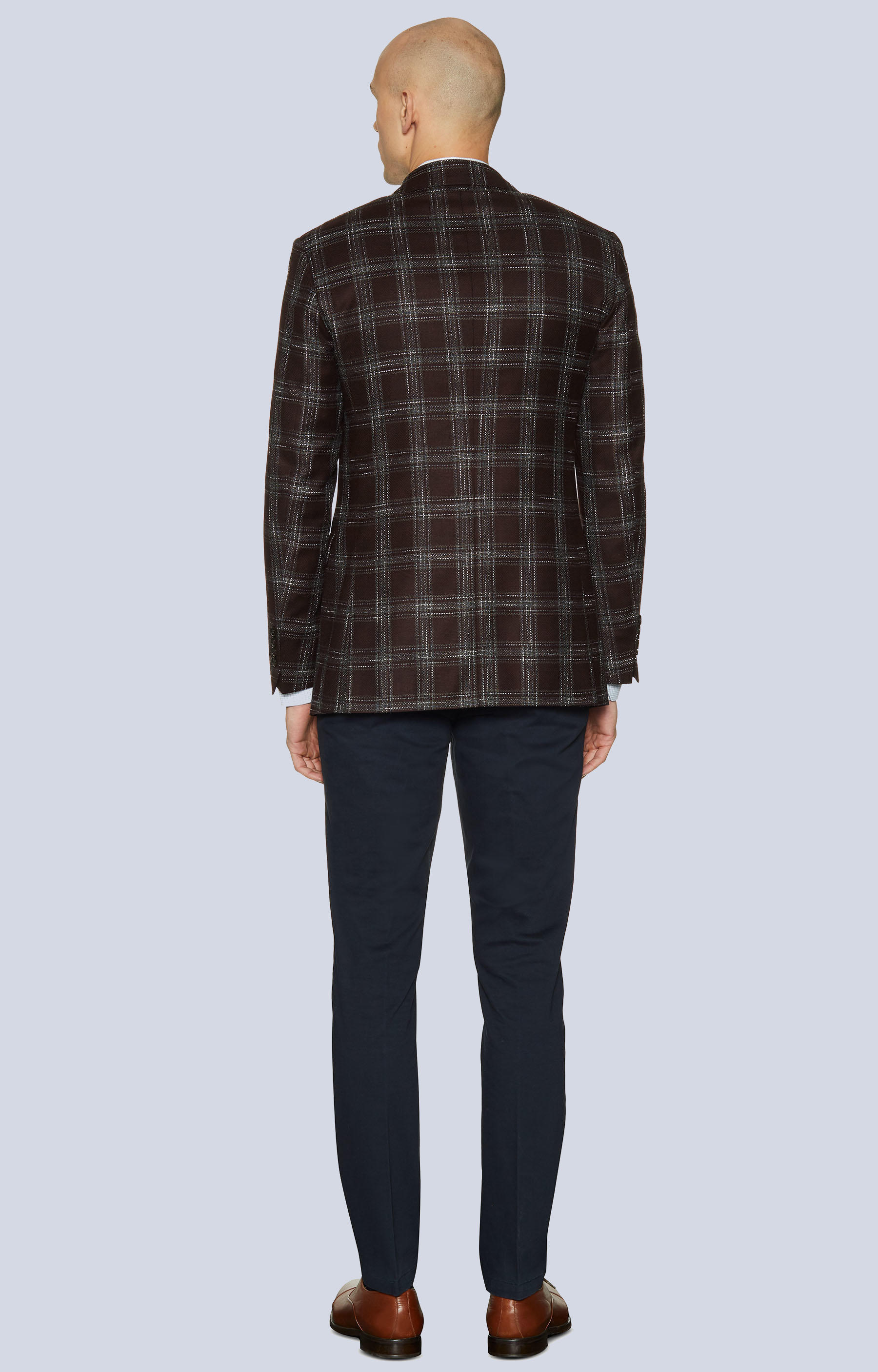 Dopasowana marynarka w kratę - 4