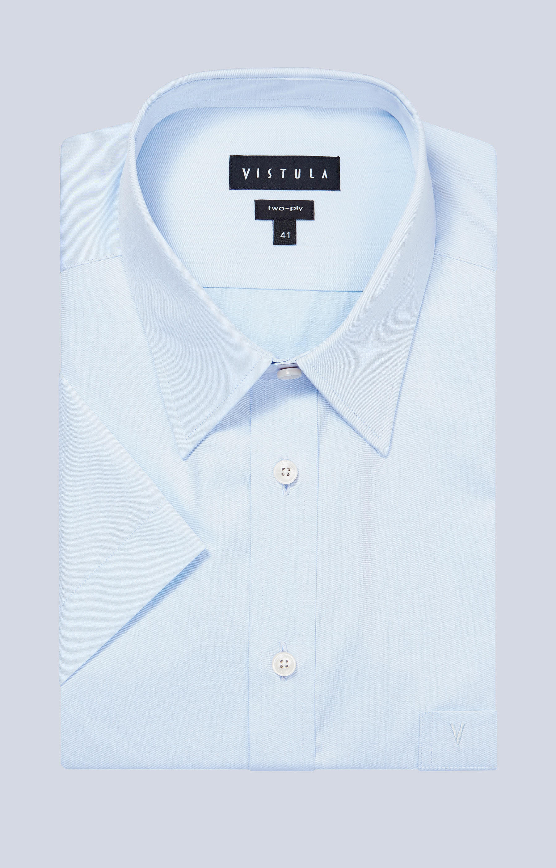 Koszula slim fit z bawełny Two Ply - 2