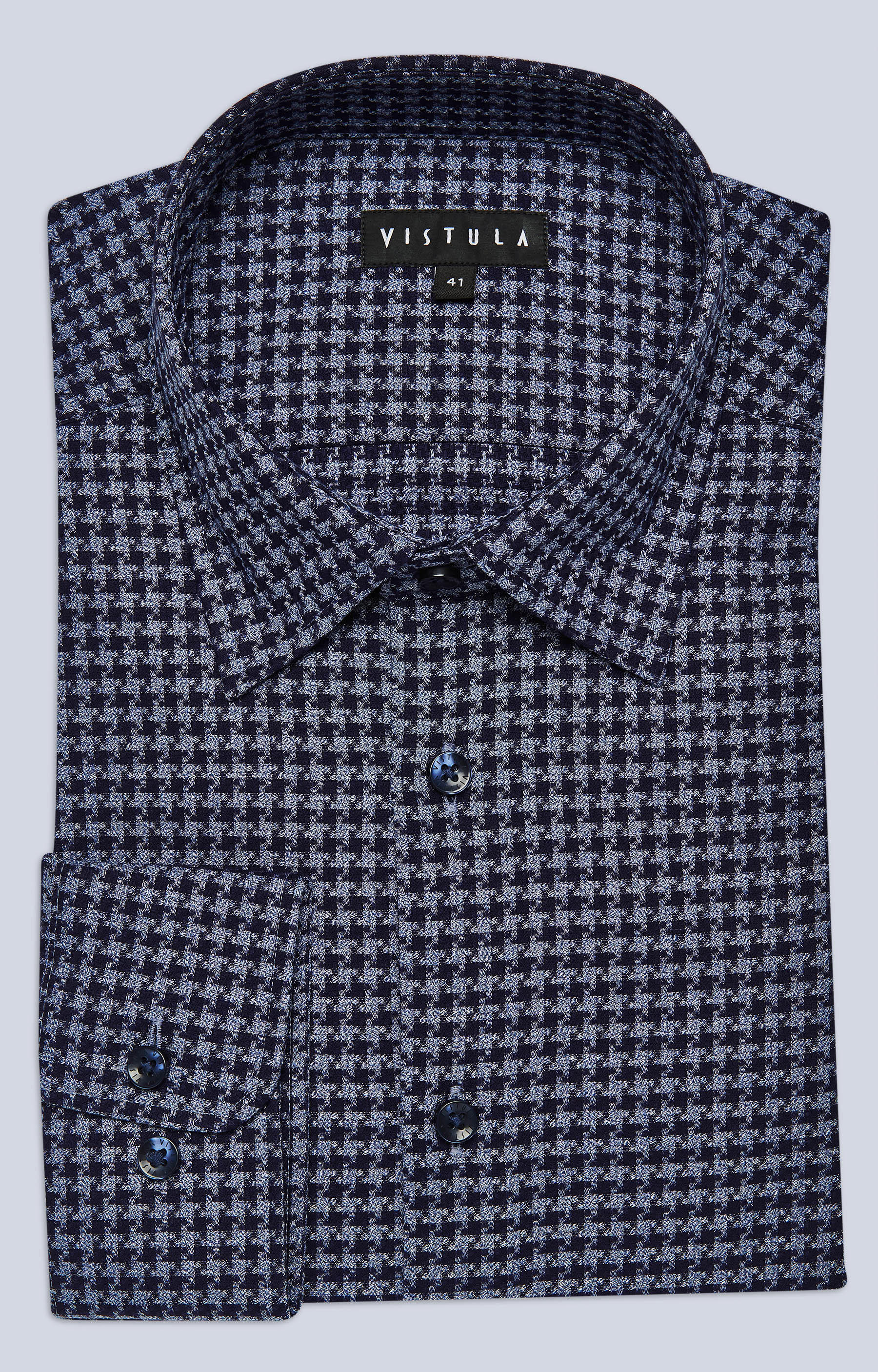 Koszula w kratę z kołnierzem kryte button-down - 3