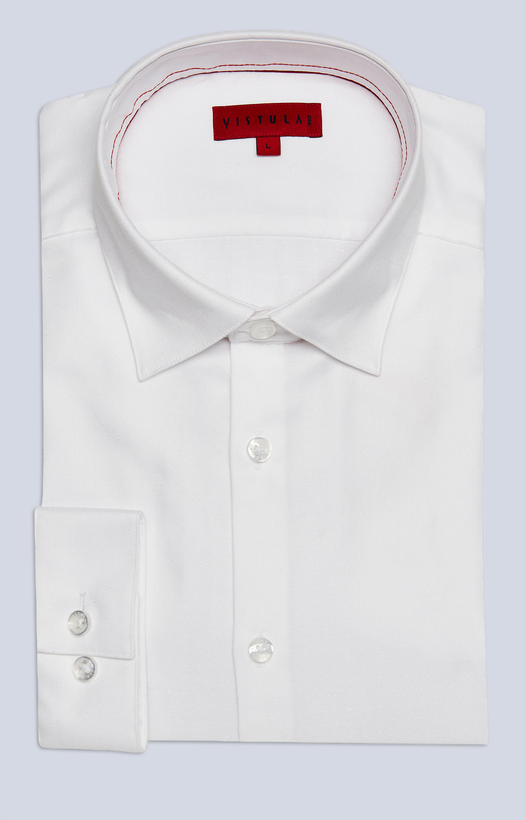 Dopasowana koszula z kołnierzem kryte button-down - 3