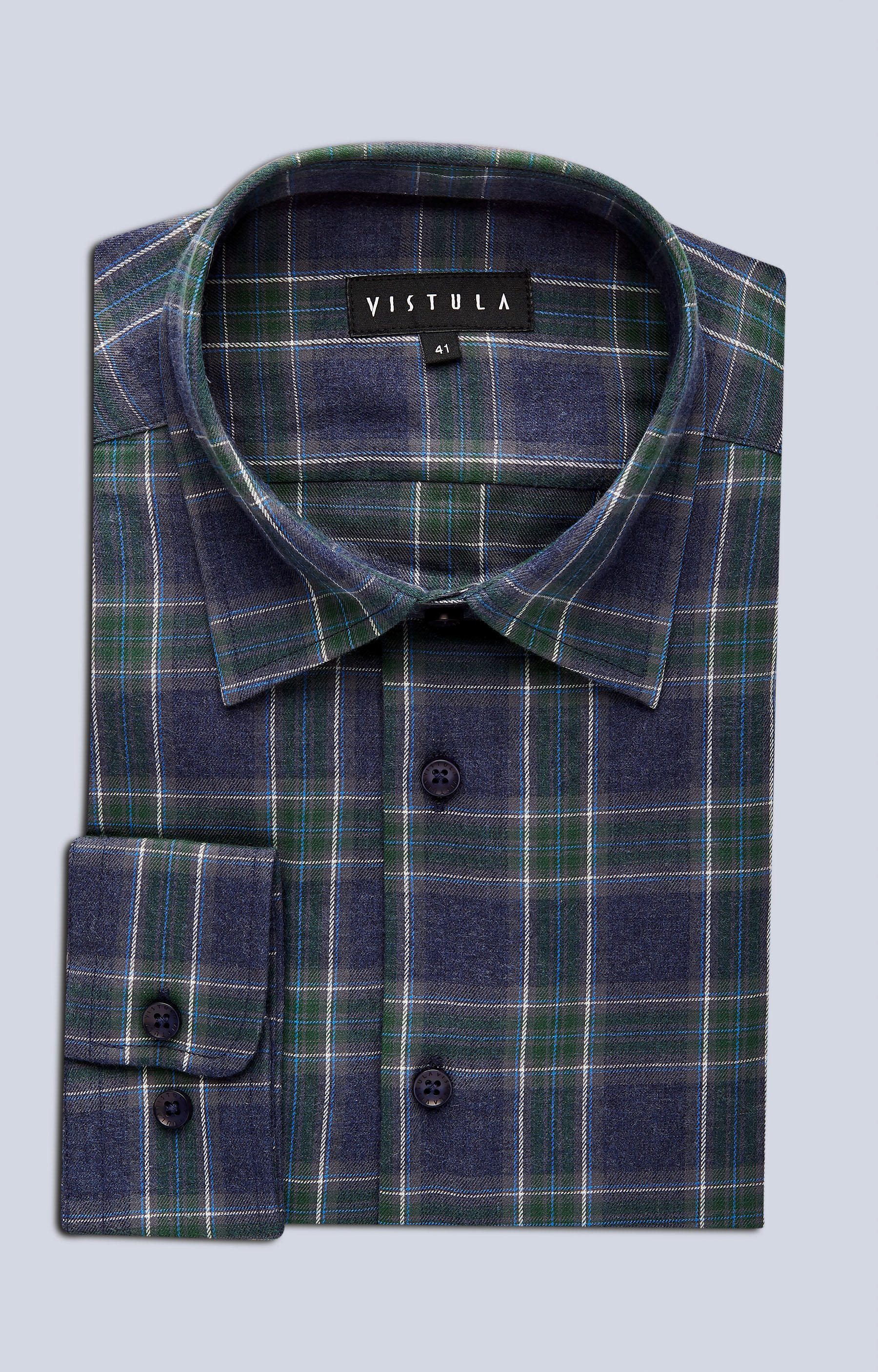 Koszule w kratę z kołnierzem kryte button-down - 3