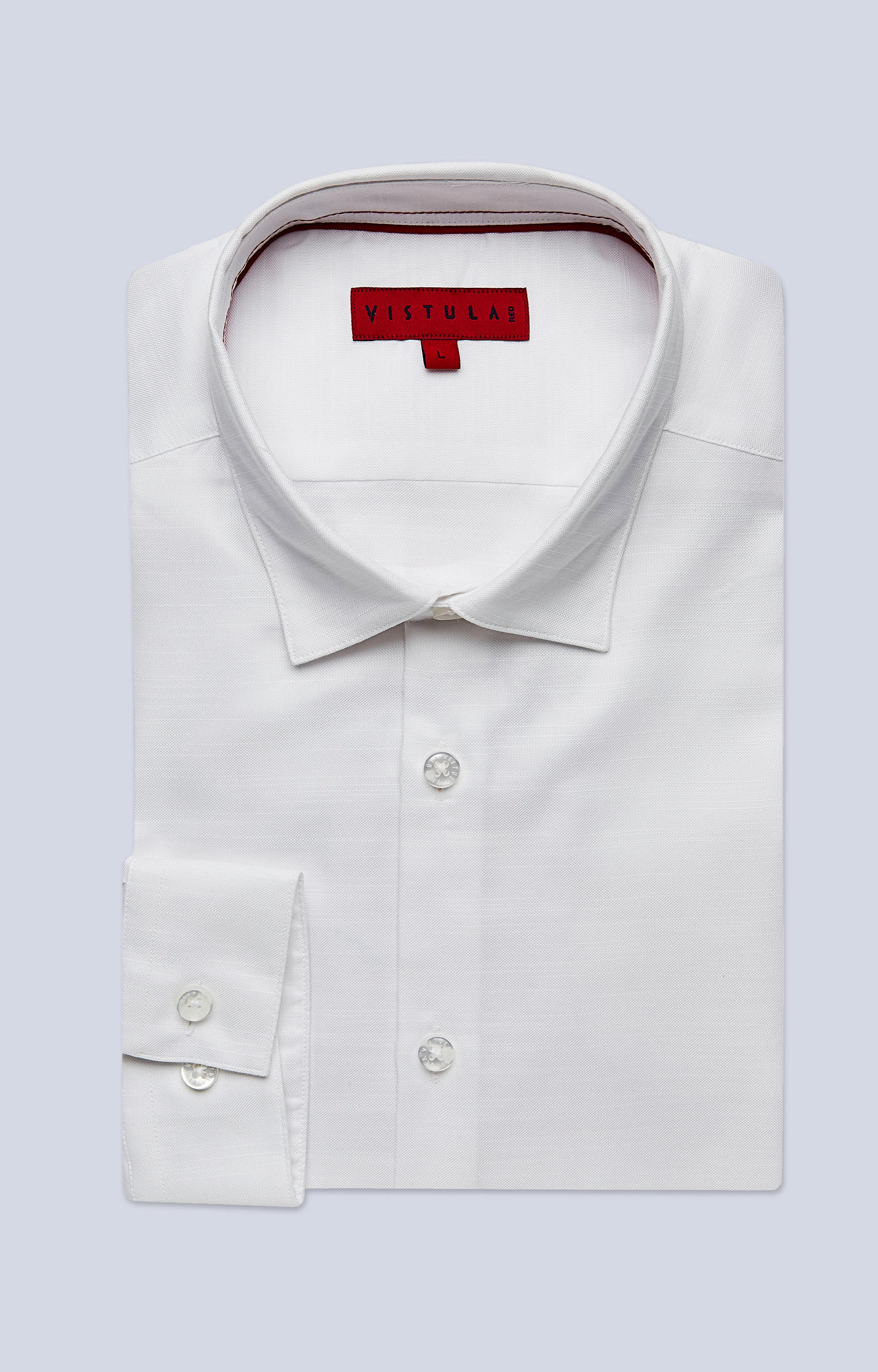 Dopasowana koszula z kołnierzem kryte button-down - 3