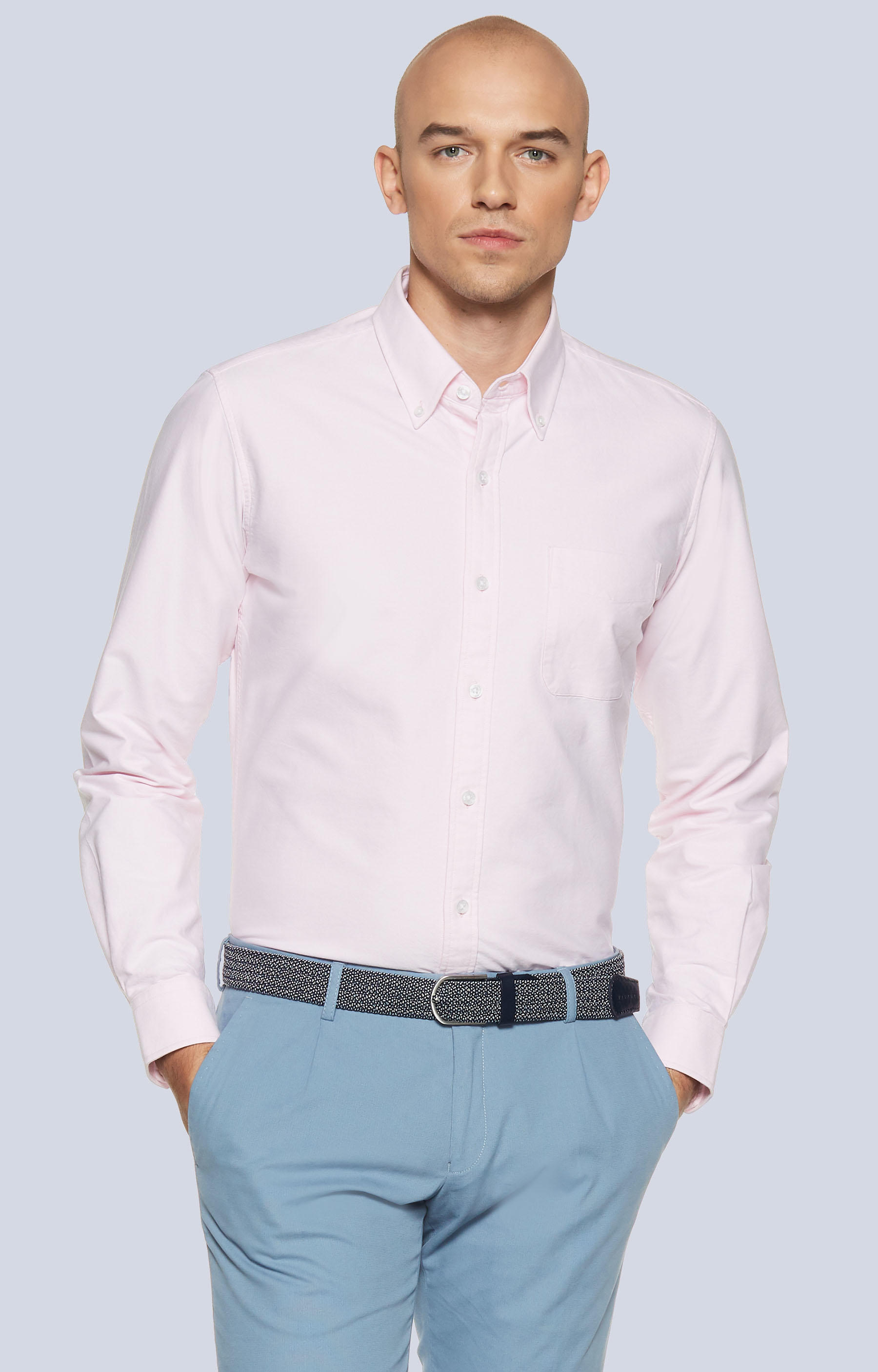 Koszula z kieszonką i kołnierzem button-down