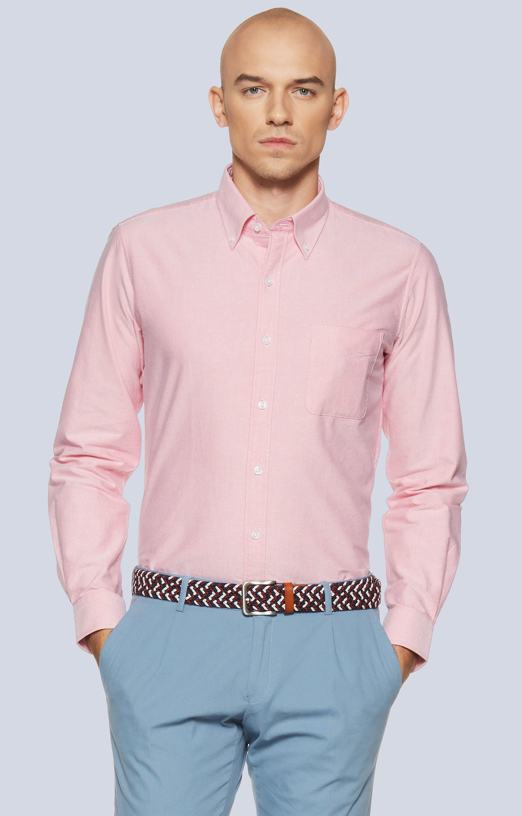 Koszula z kieszonką i kołnierzem button-down