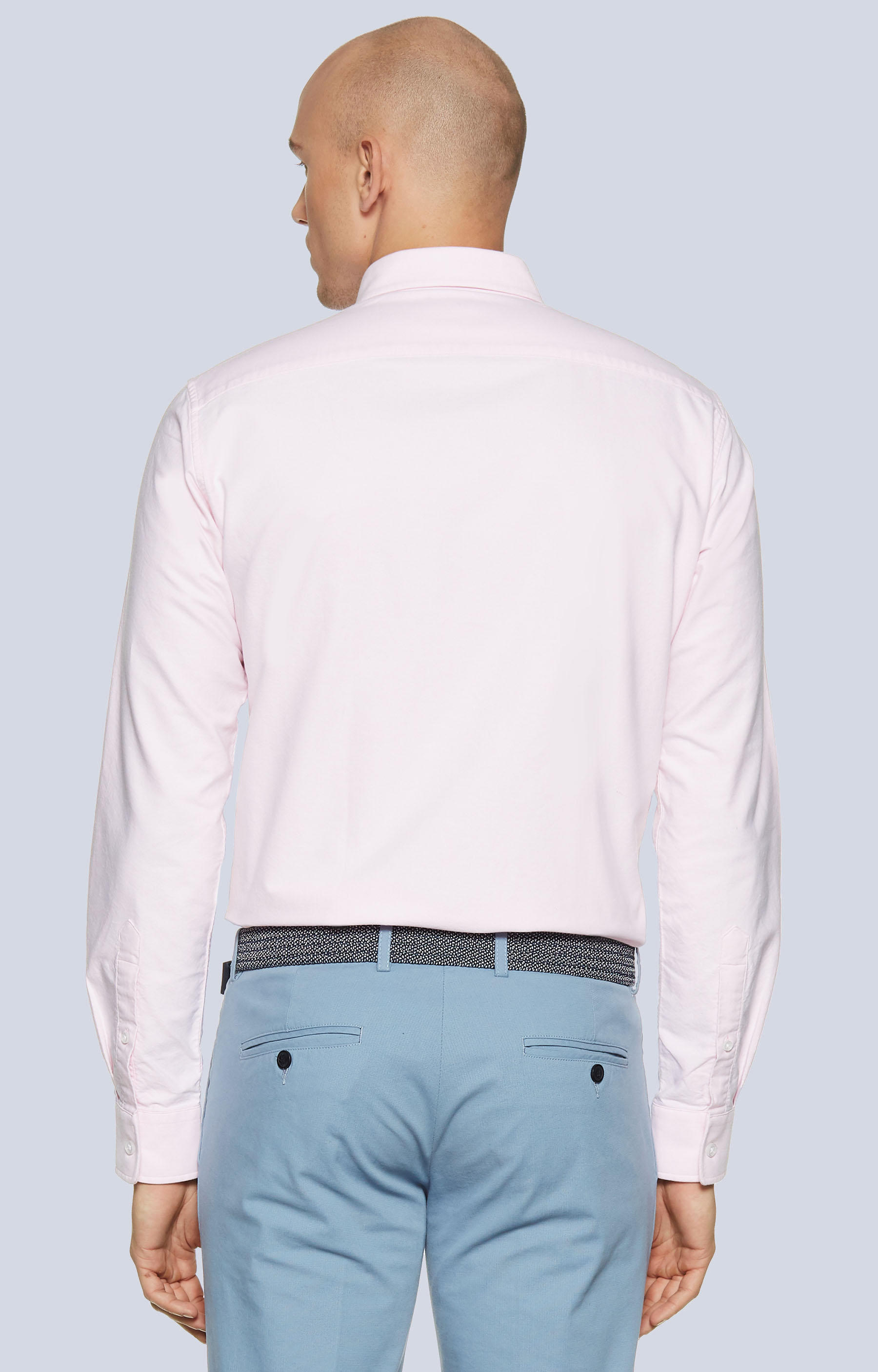 Koszula z kieszonką i kołnierzem button-down - 2